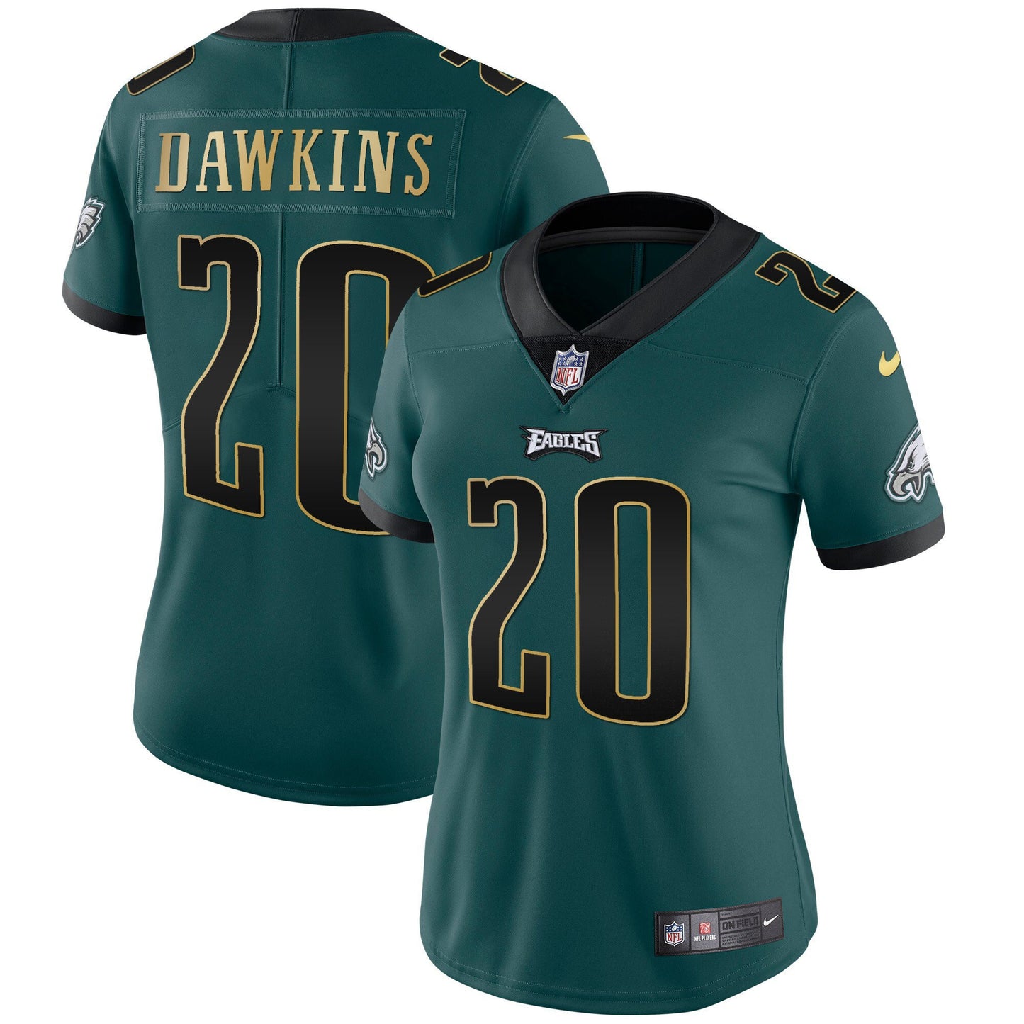Green Gold Trim - Brian Dawkins