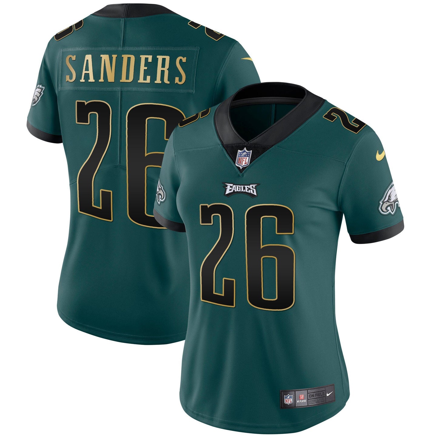 Green Gold Trim - Miles Sanders