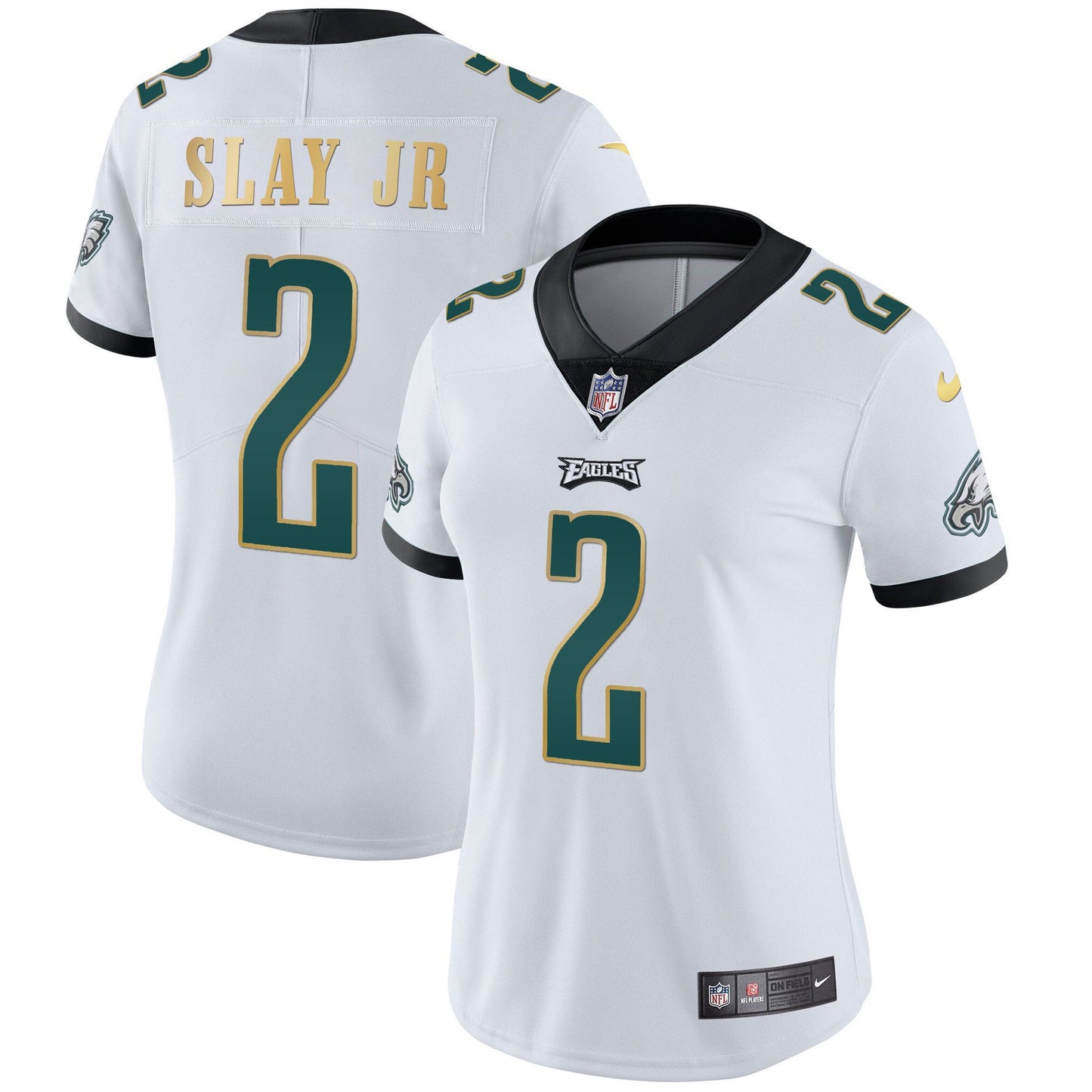 White Gold Trim - Darius Slay Jr.