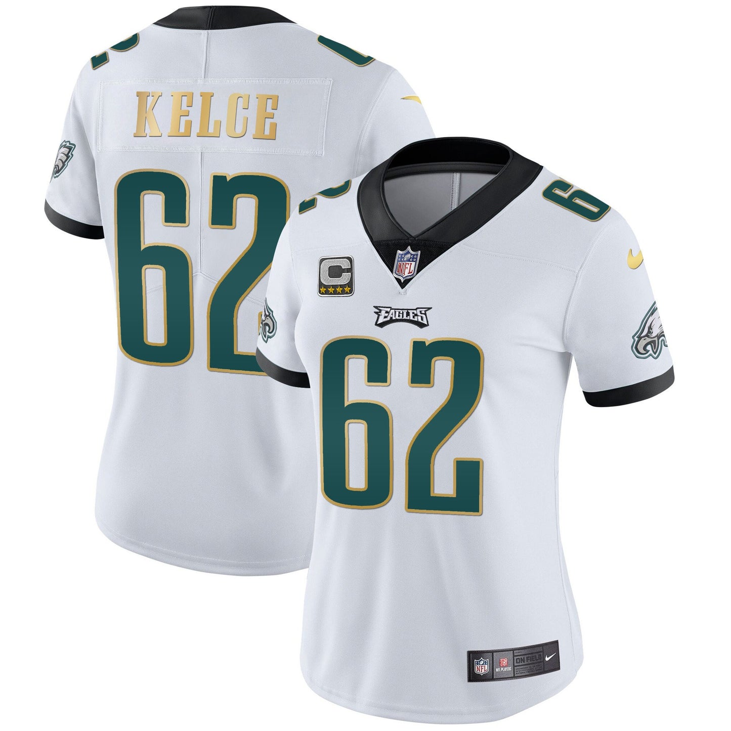 White Gold Trim - Jason Kelce