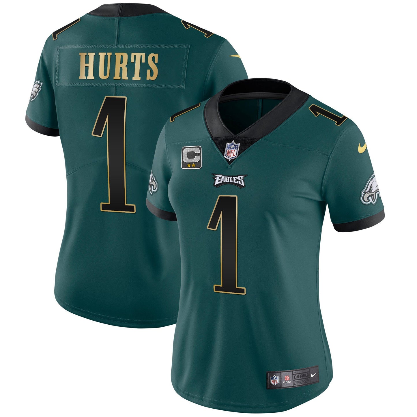 Green Gold Trim - Jalen Hurts