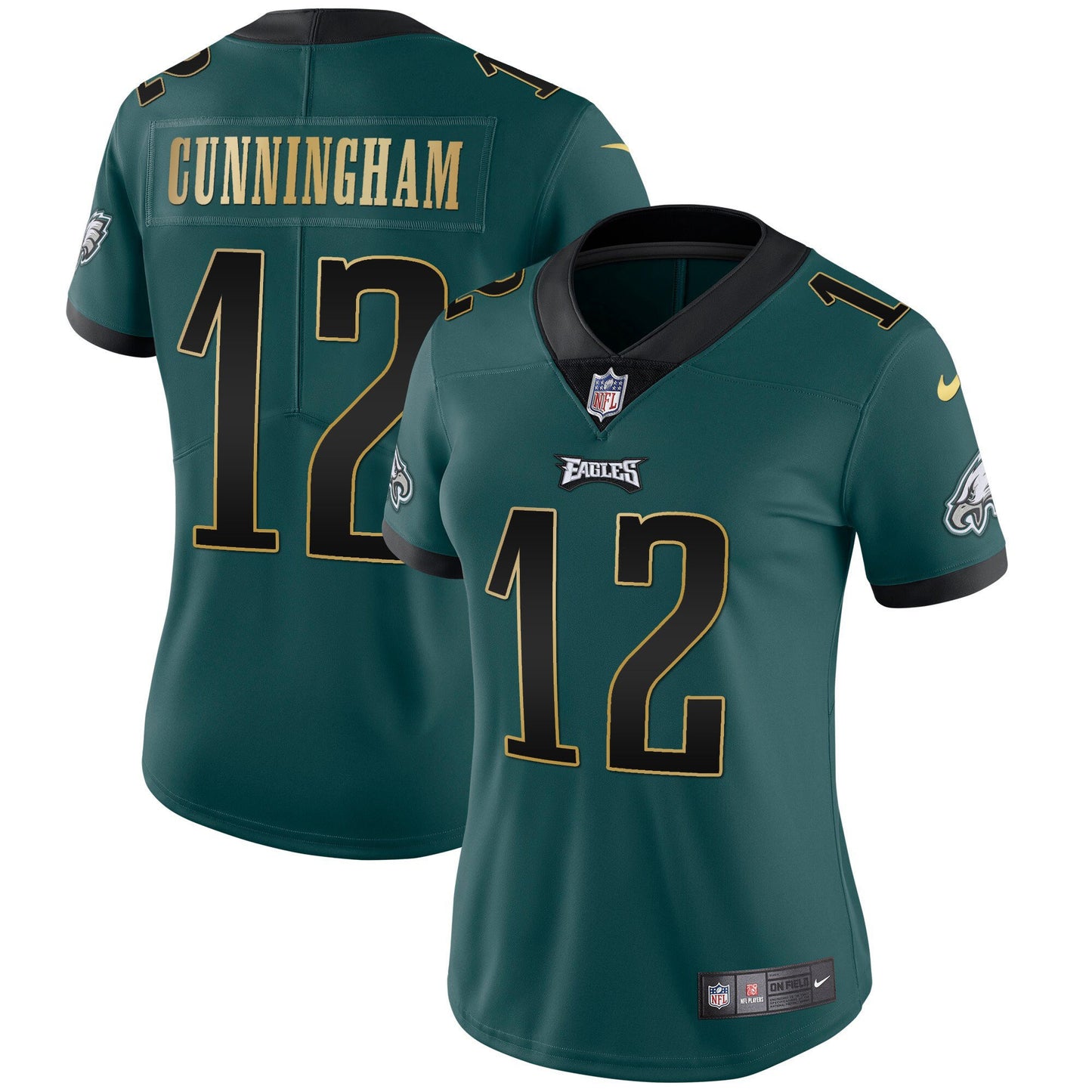 Green Gold Trim - Randall Cunningham