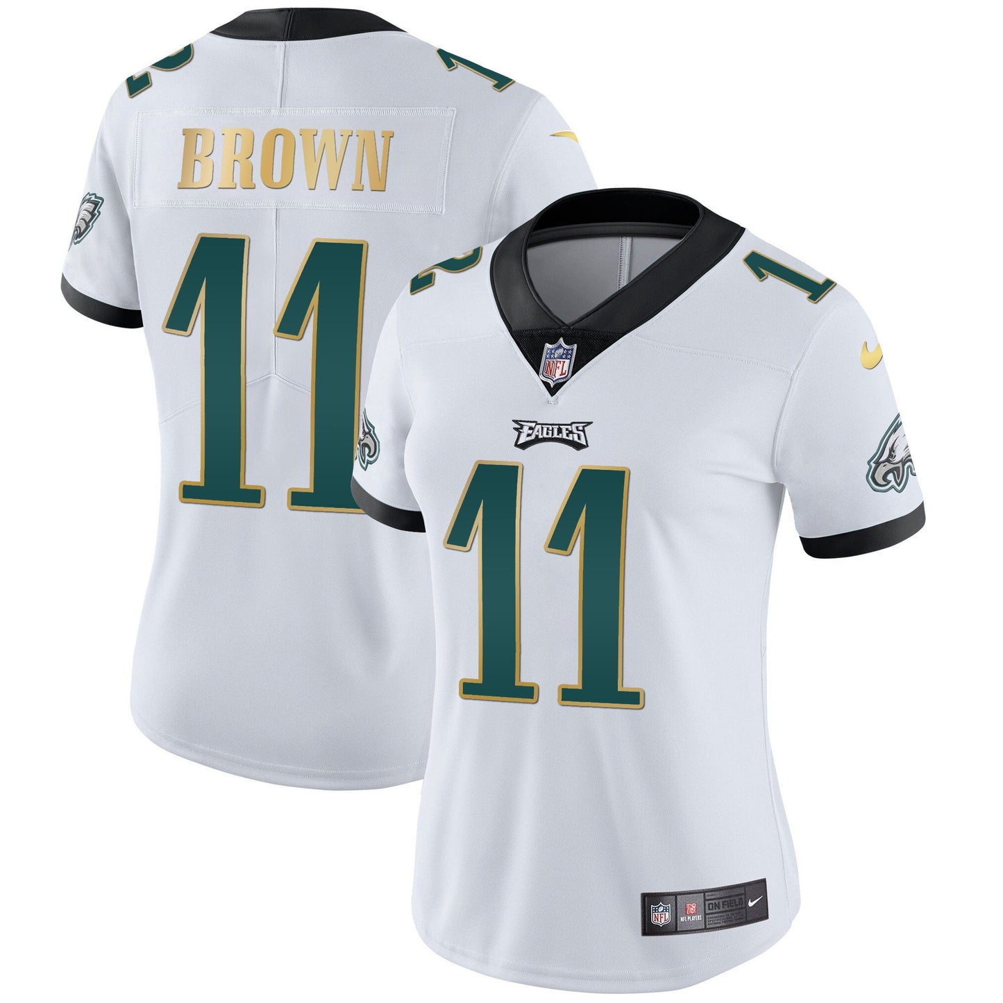 White Gold Trim - A.J. Brown