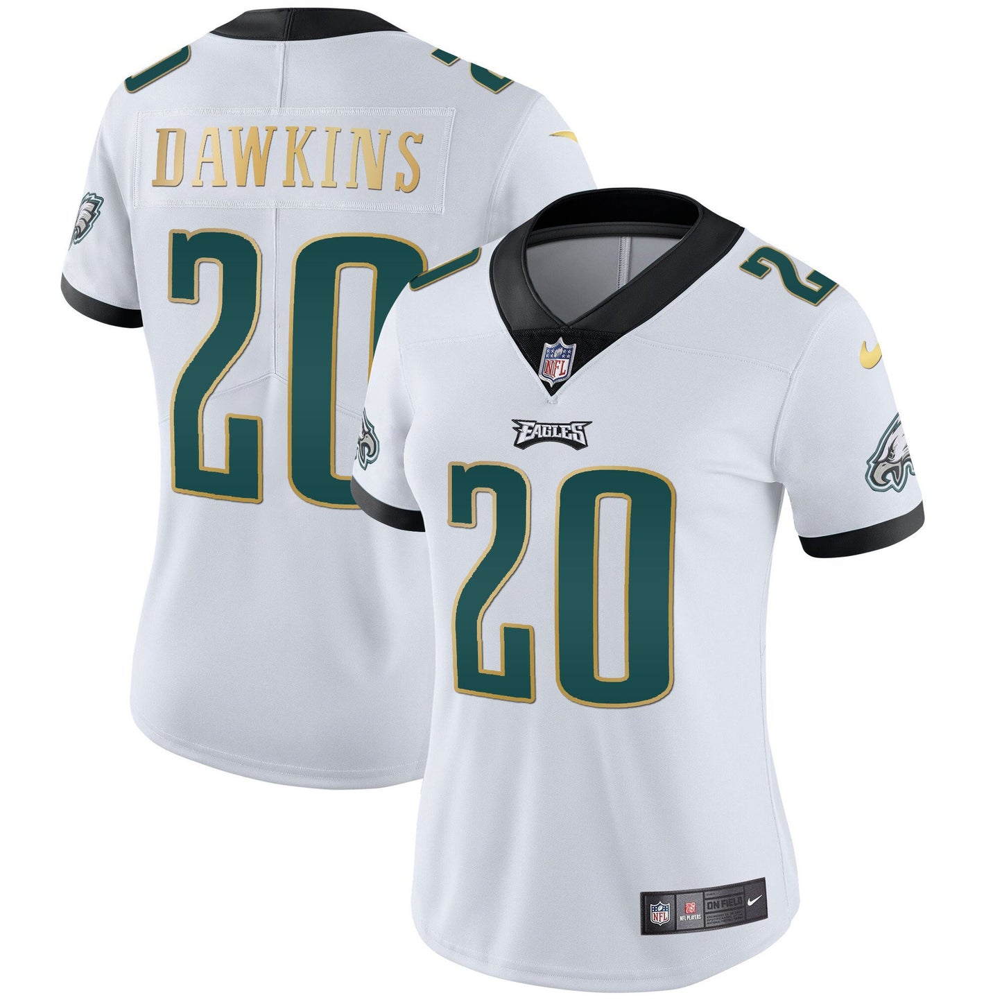 White Gold Trim - Brian Dawkins