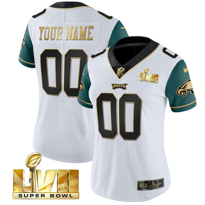 Super Bowl Gold Custom Vapor Jersey