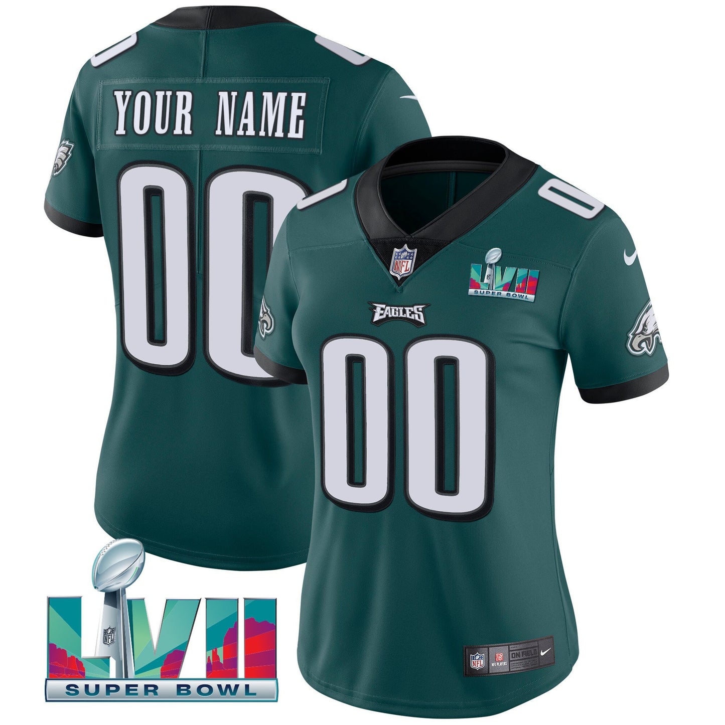 Super Bowl Custom Patch Vapor Jersey