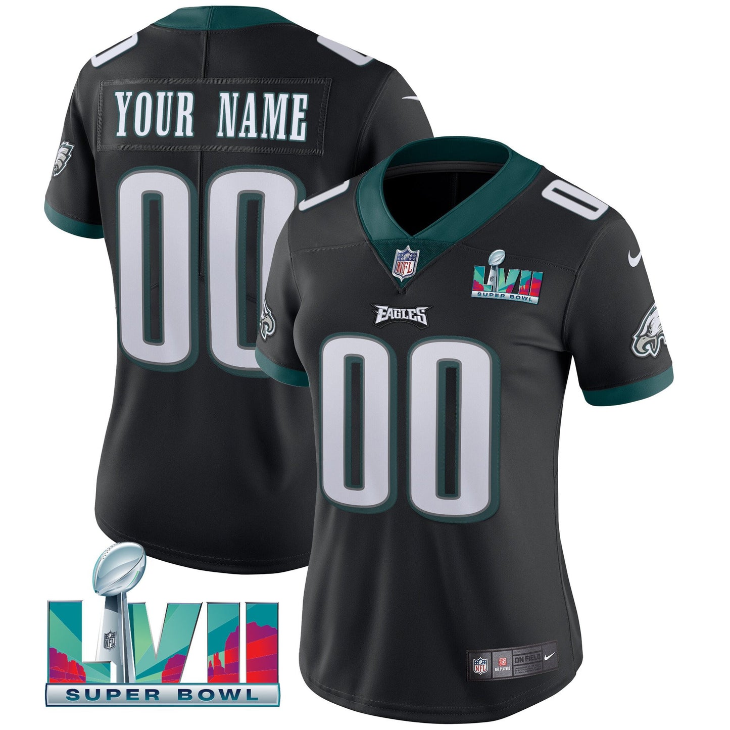 Super Bowl Custom Patch Vapor Jersey