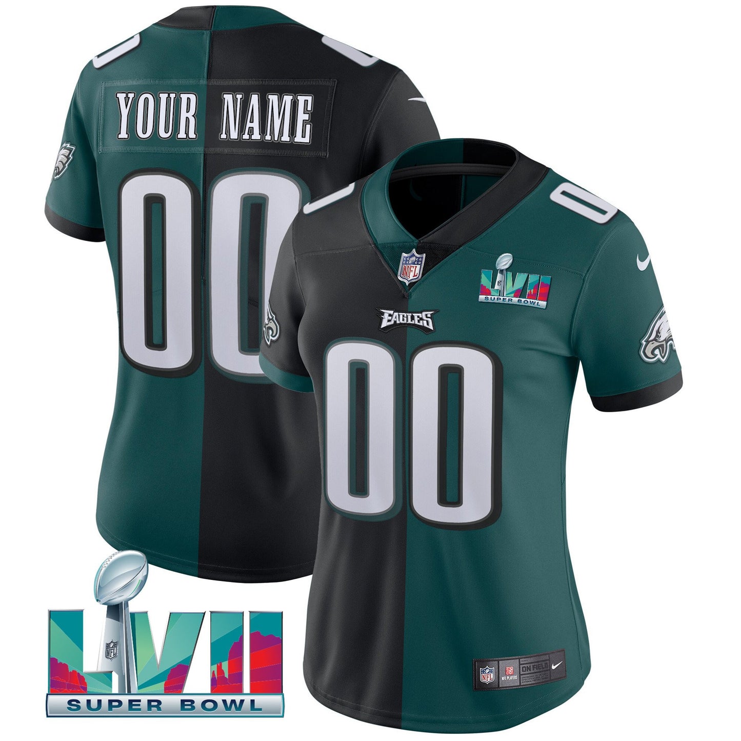 Super Bowl Custom Patch Vapor Jersey