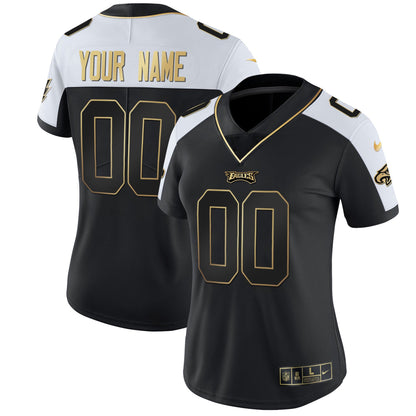 Gold & Split Custom Name and Number