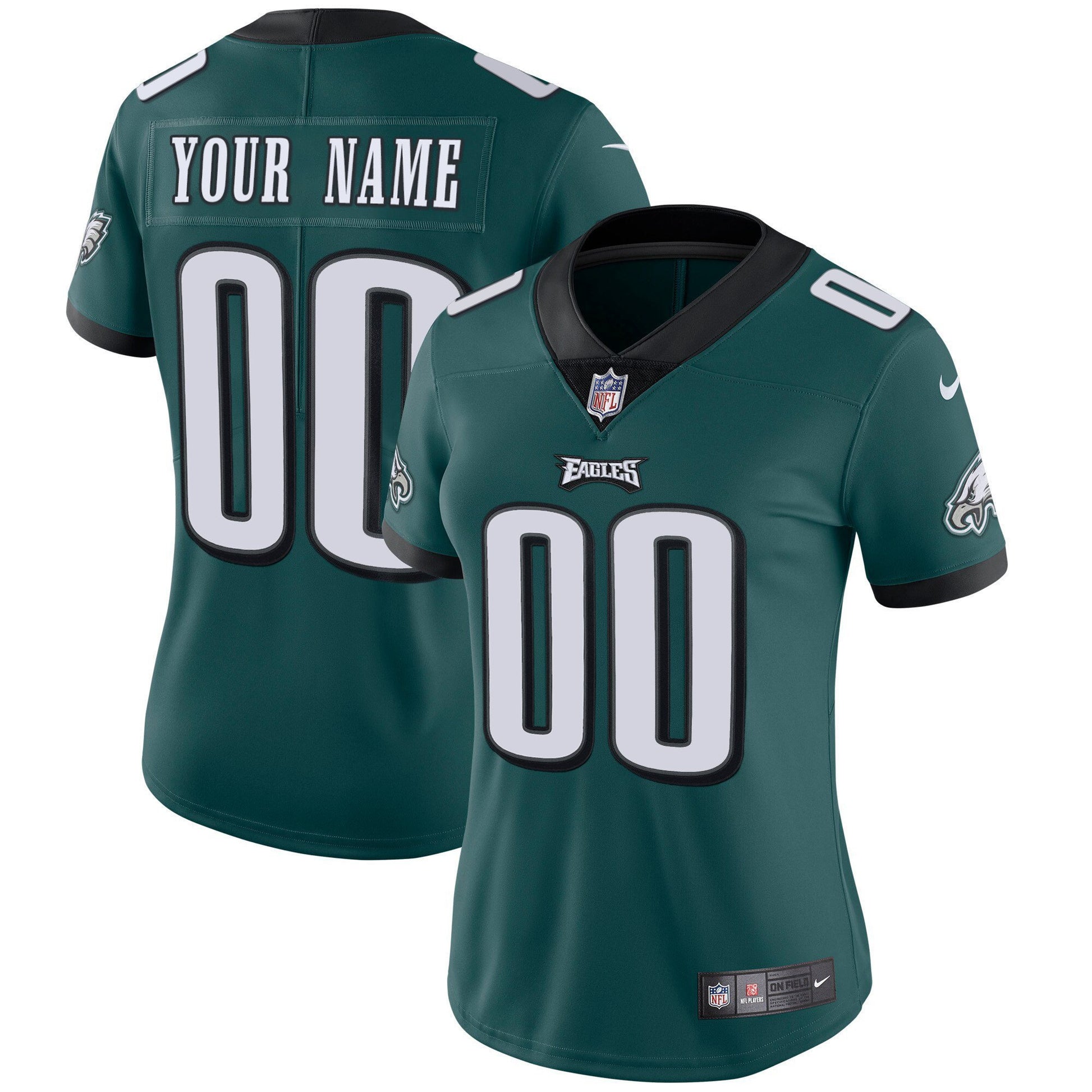 Gold & Split Custom Name and Number