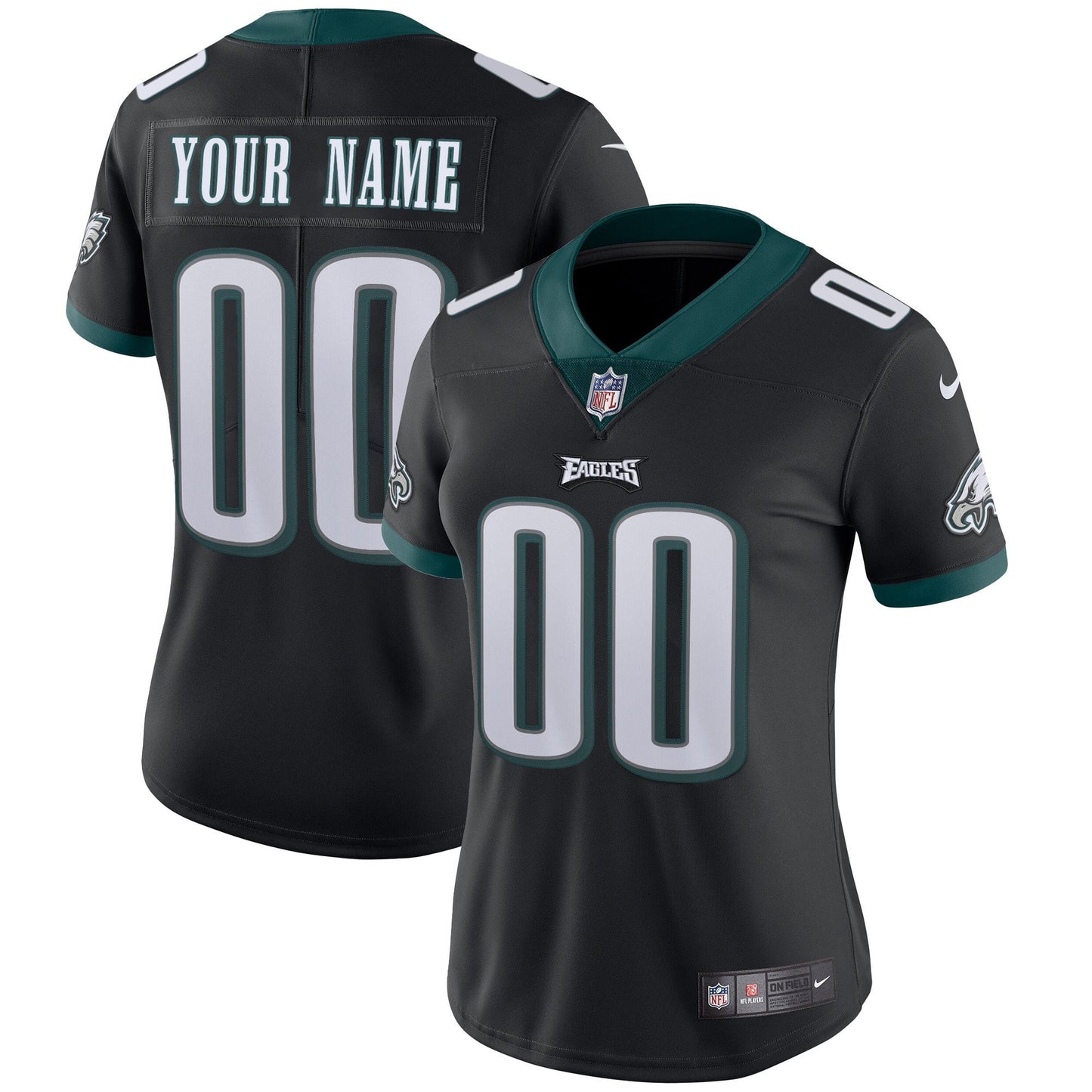 Gold & Split Custom Name and Number