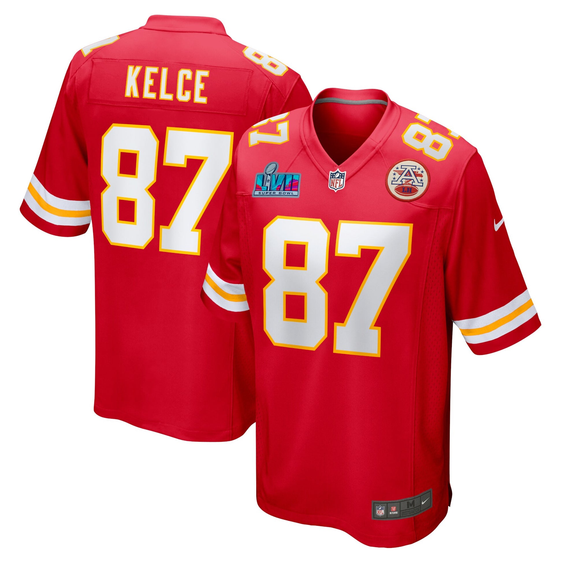 Super Bowl LVII Patch Game Jersey Red