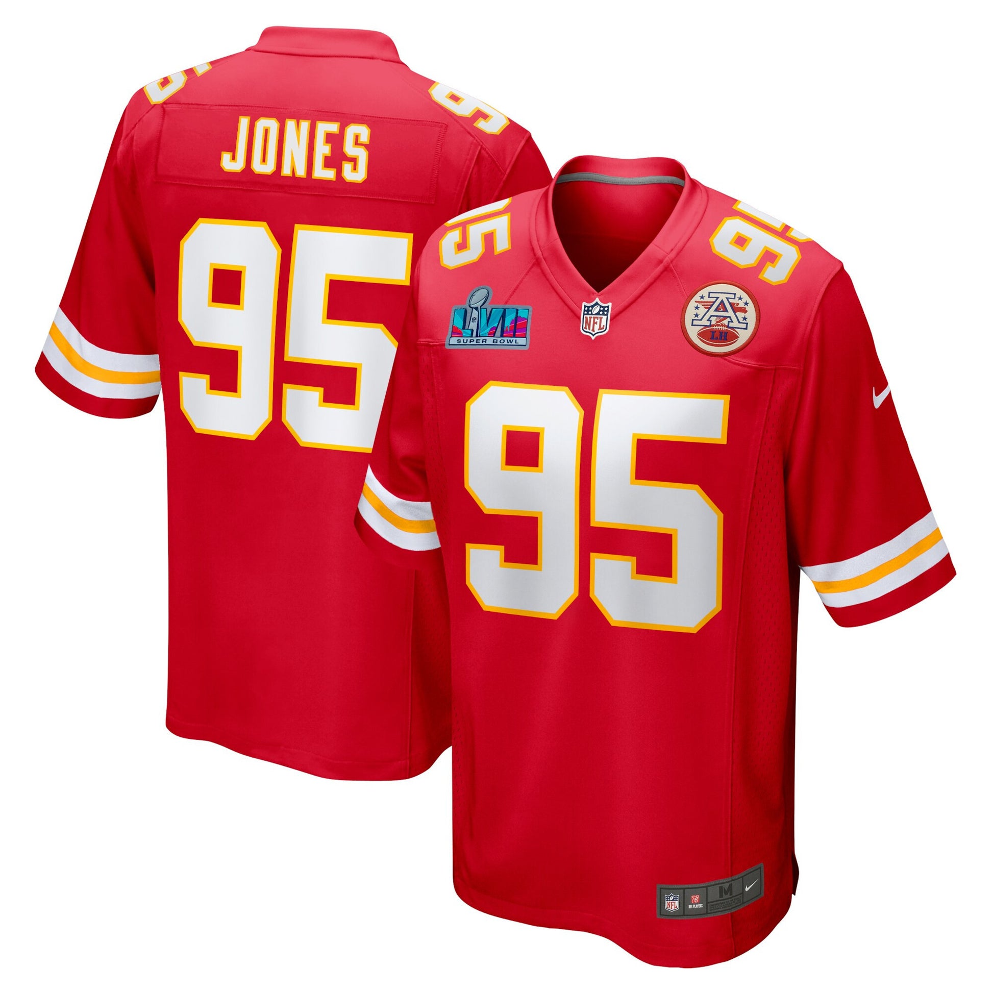 Super Bowl LVII Patch Game Jersey Red