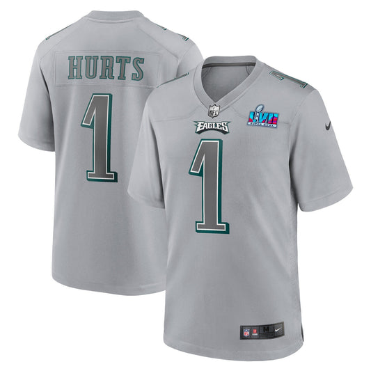 Super Bowl LVII Patch Atmosphere Game Jersey – Gray