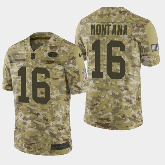 Joe Montana Salute To Service Camo Jersey