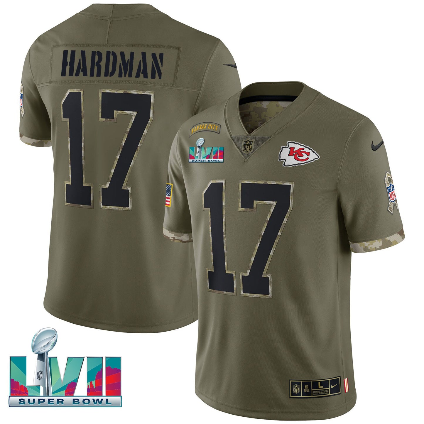 Super Bowl LVII Salute To Service Player Jersey