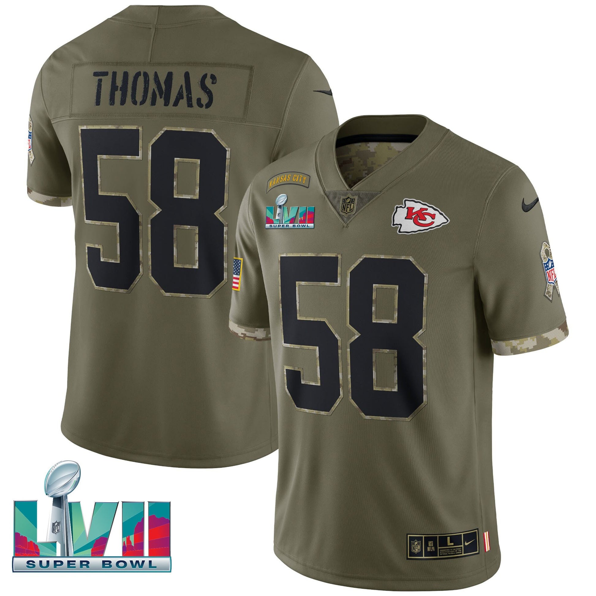 Super Bowl LVII Salute To Service Player Jersey