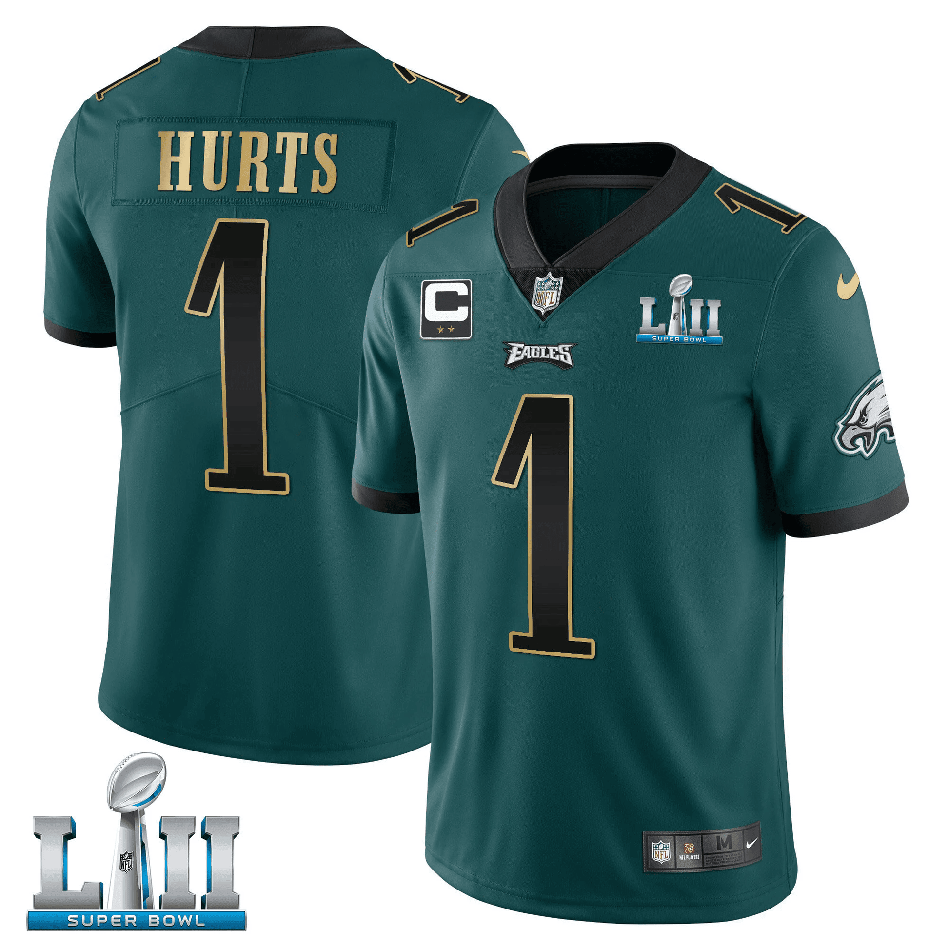 Gold Trim - Jalen Hurts