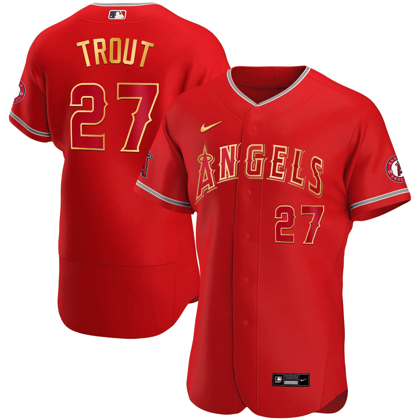 Flex Red Gold - Mike Trout