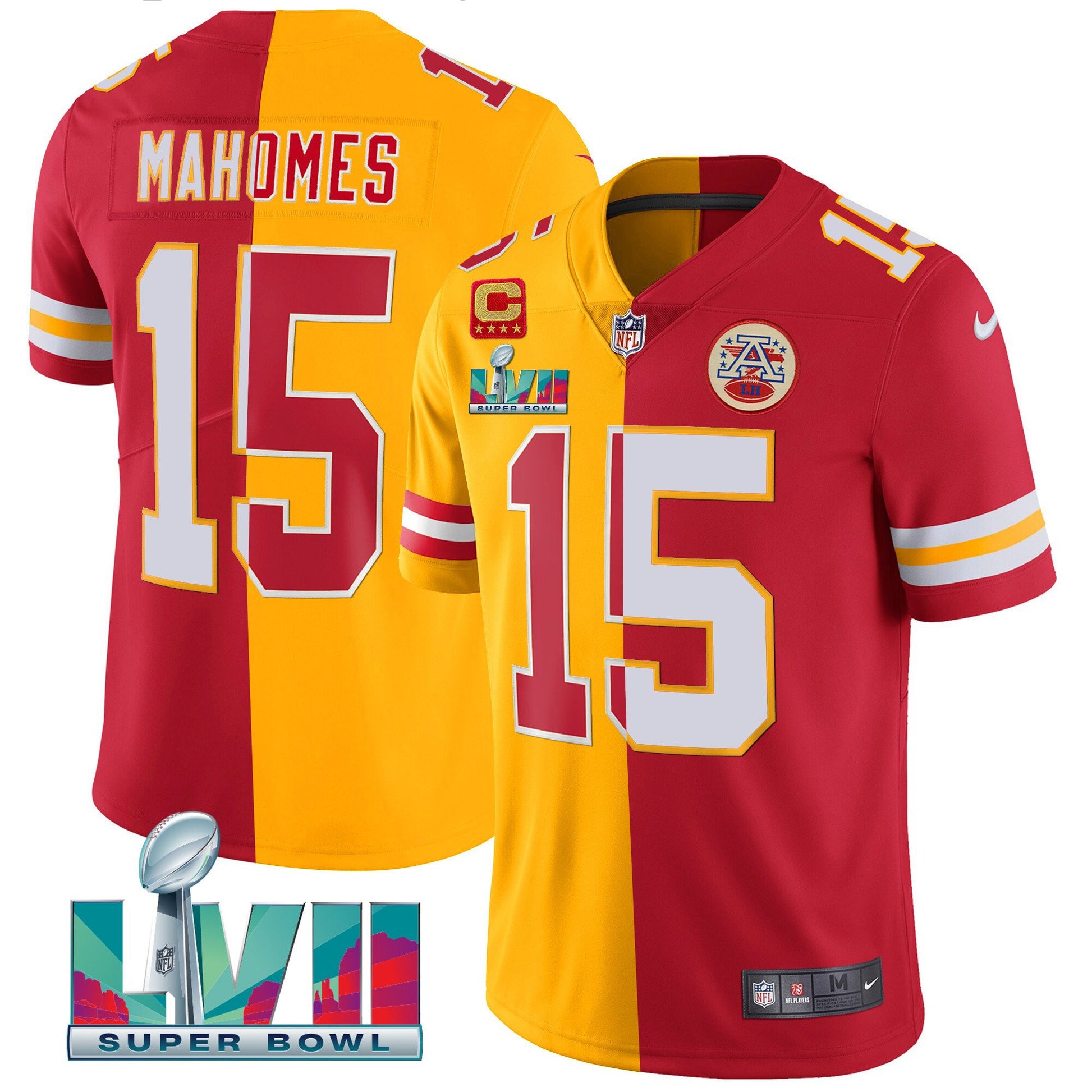 Split Red-Gold - Patrick Mahomes