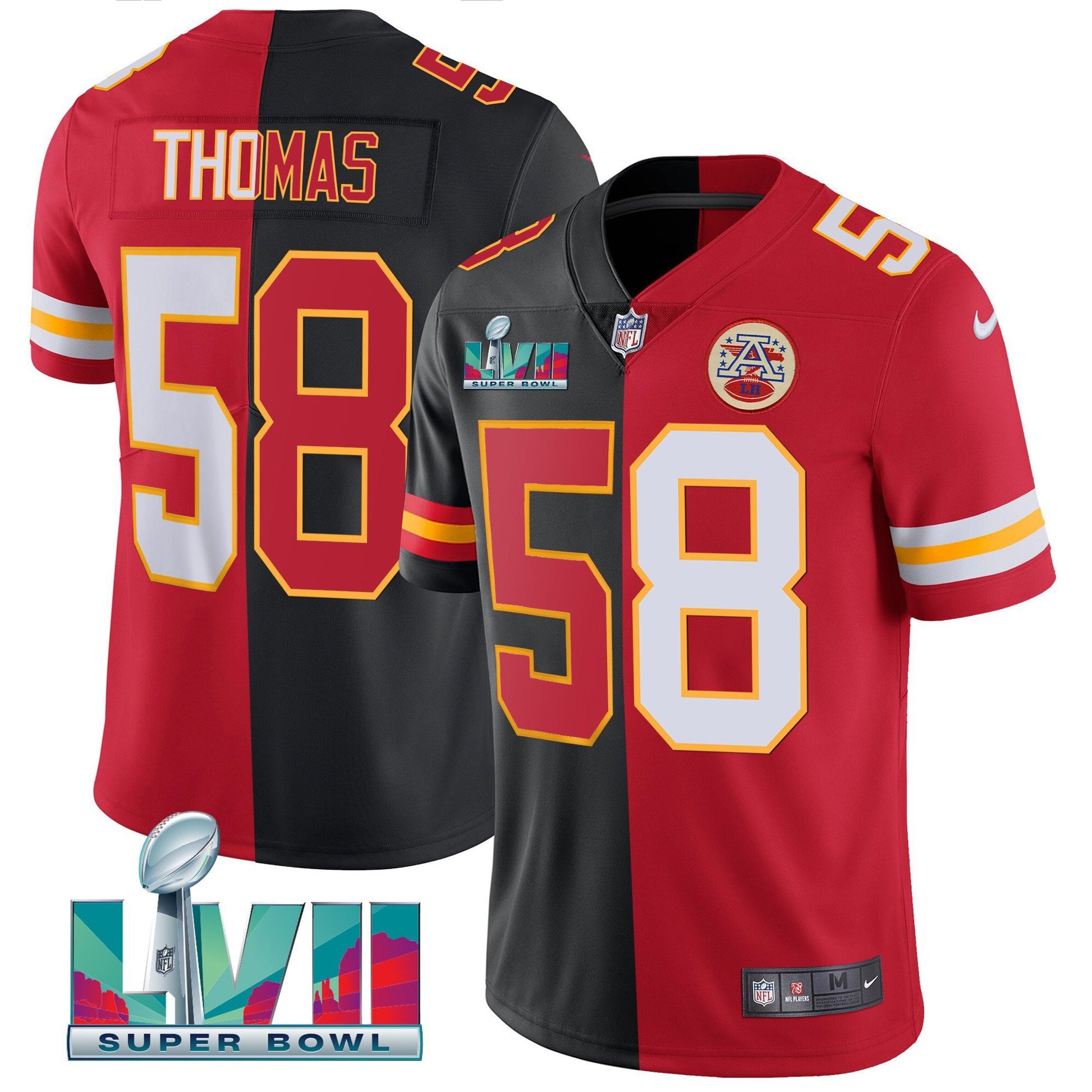 Split Red-Black - Derrick Thomas
