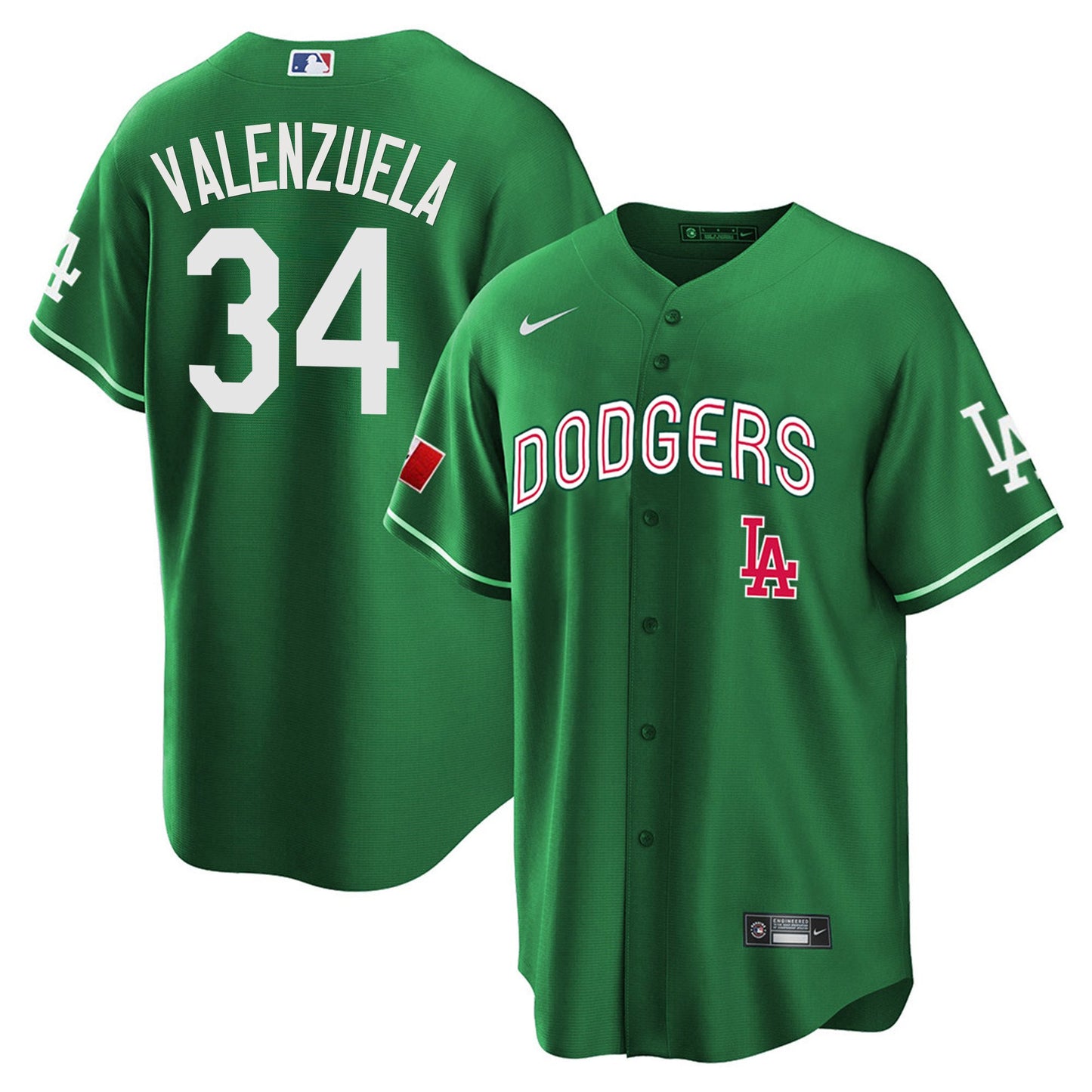 Green Dodgers - Fernando Valenzuela