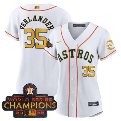 Houston 2022 Champions Gold Rush Oxy Patch Cool Base Jersey