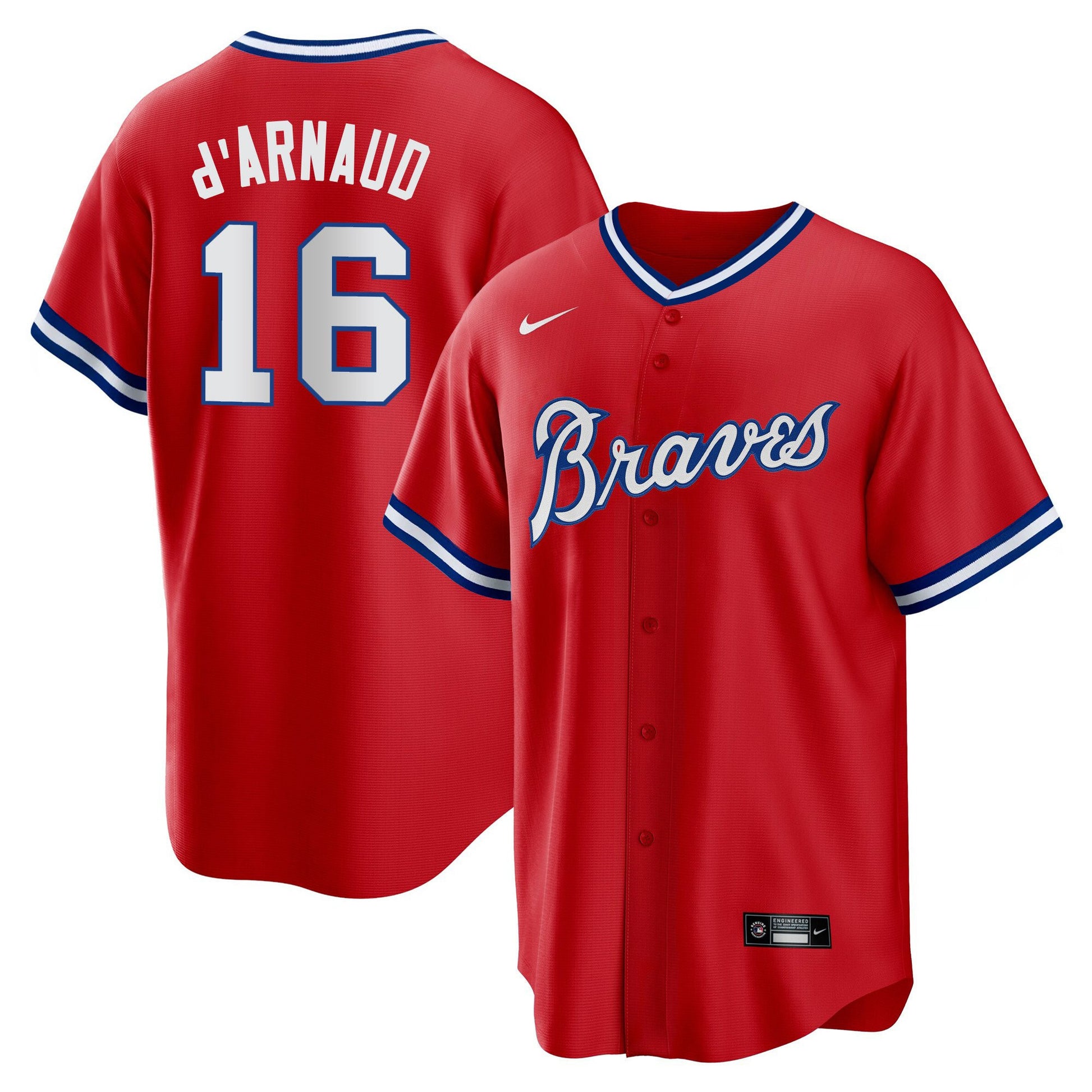 Men’s Atlanta Throwback 1974 – 1982 Cool Base Jersey
