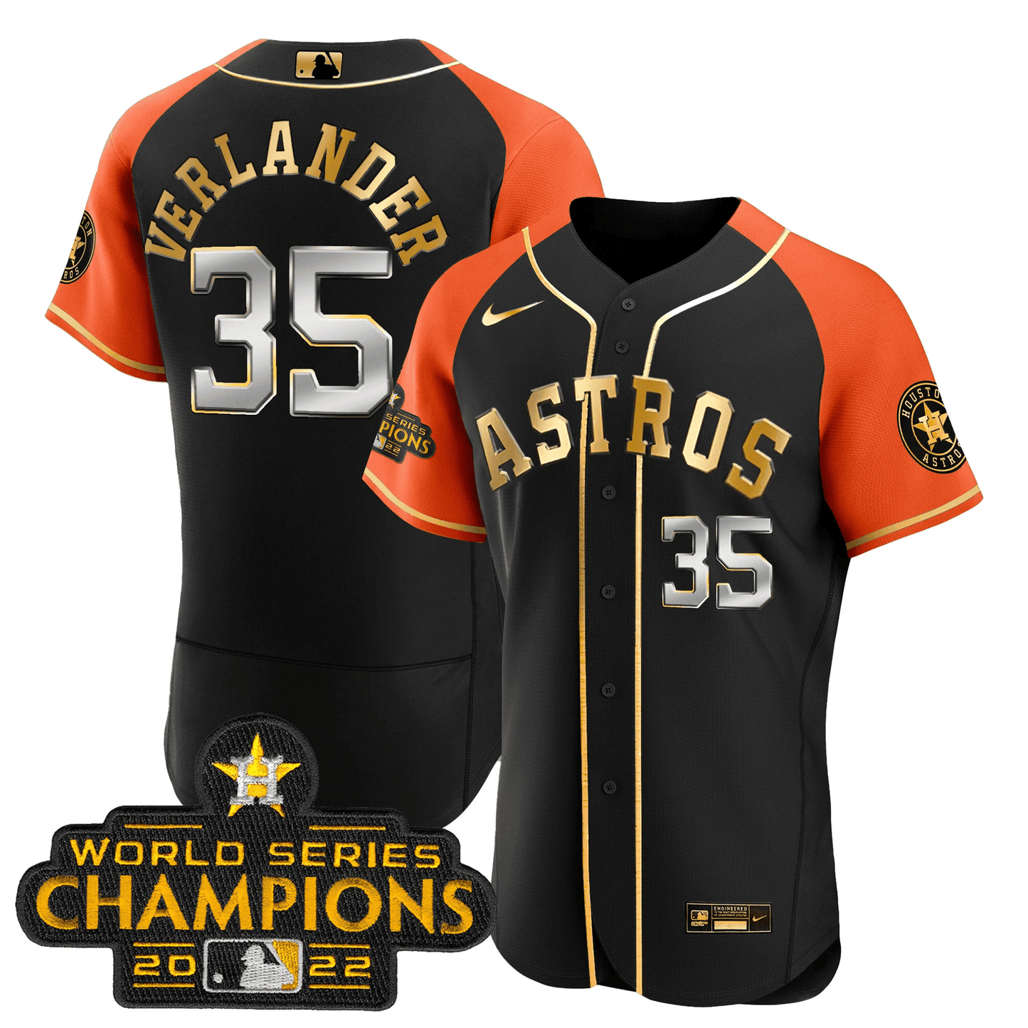 Orange Sleeves - Justin Verlander