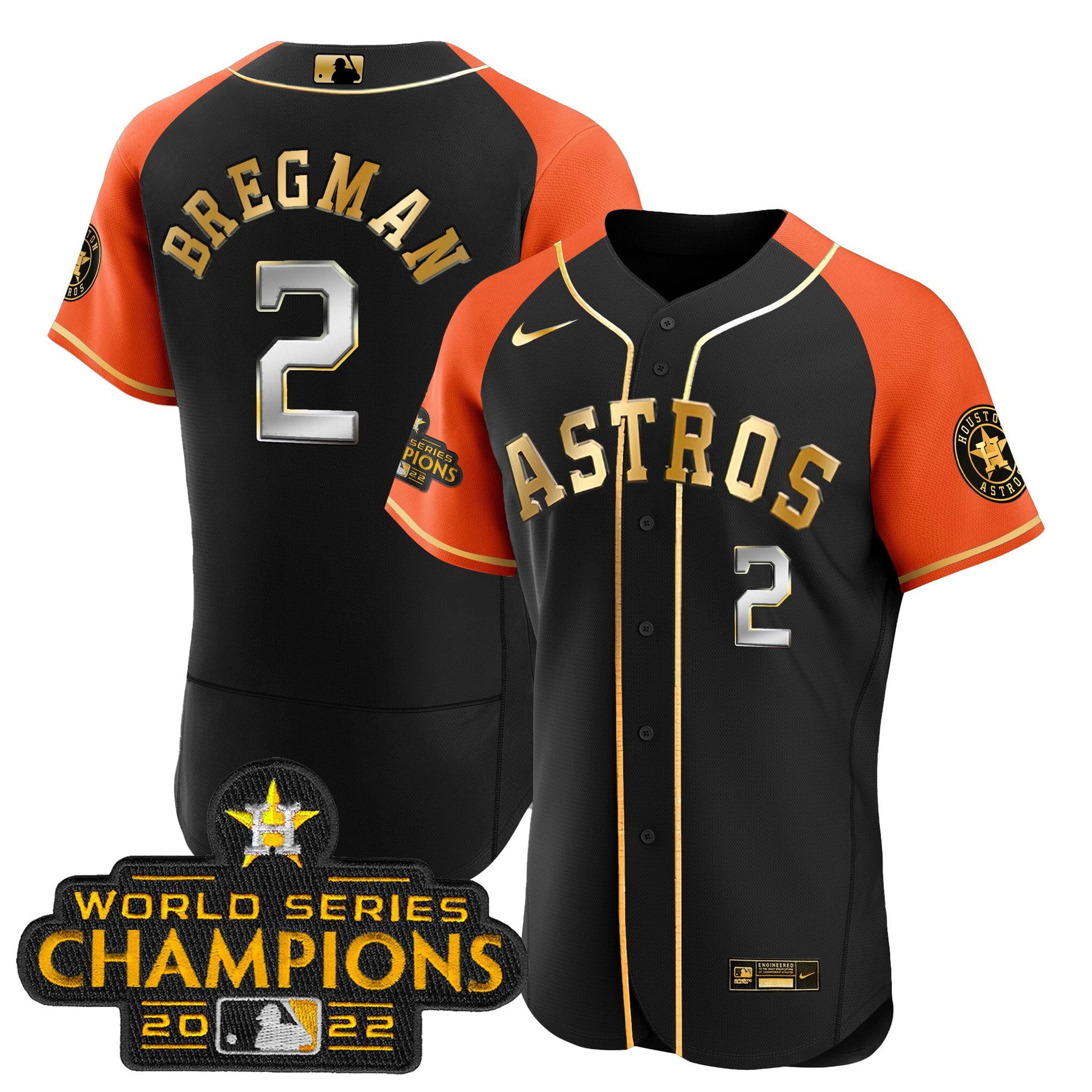Orange Sleeves - Alex Bregman