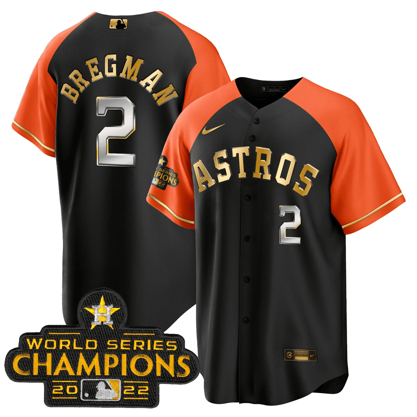 Orange Sleeves - Alex Bregman