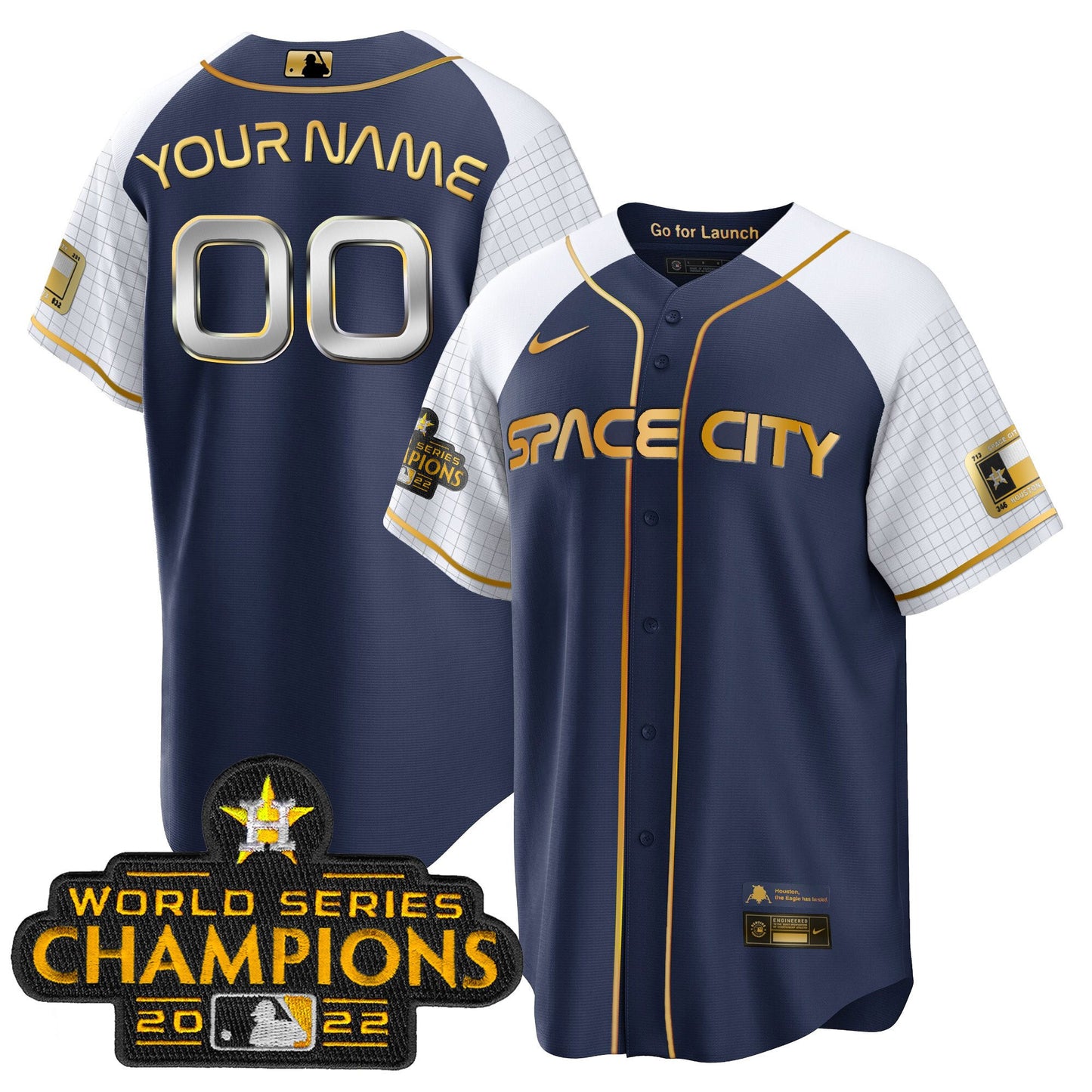 Navy Gold