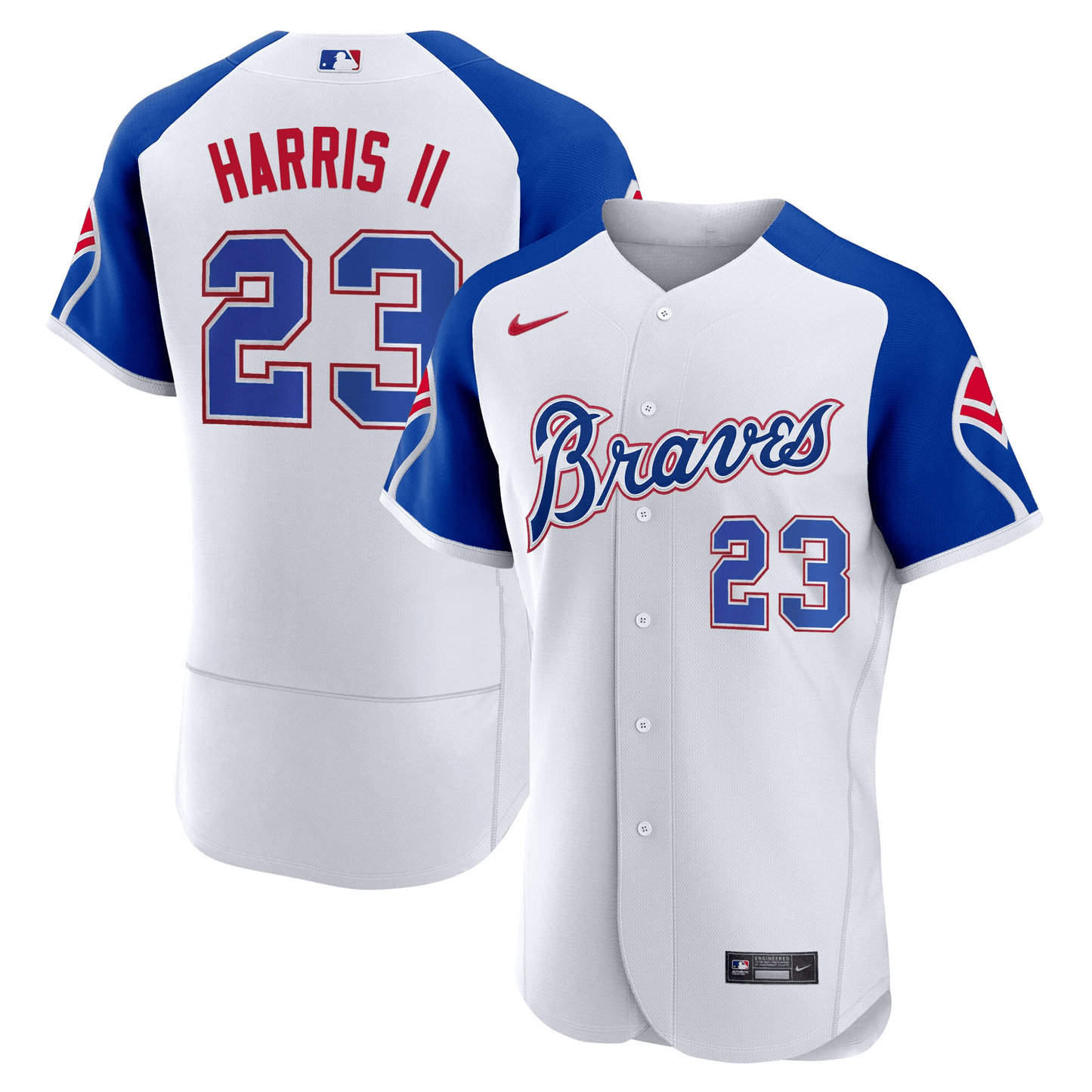 Men’s Atlanta Throwback 1974 – 1982 Flex Base Jersey