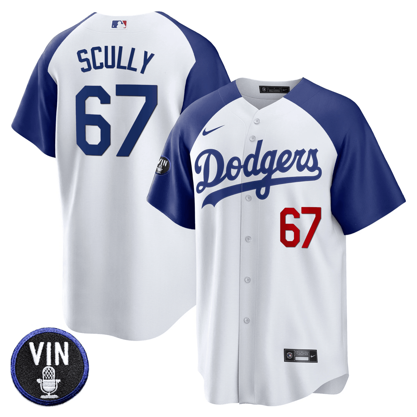 Alternate White - Vin Scully