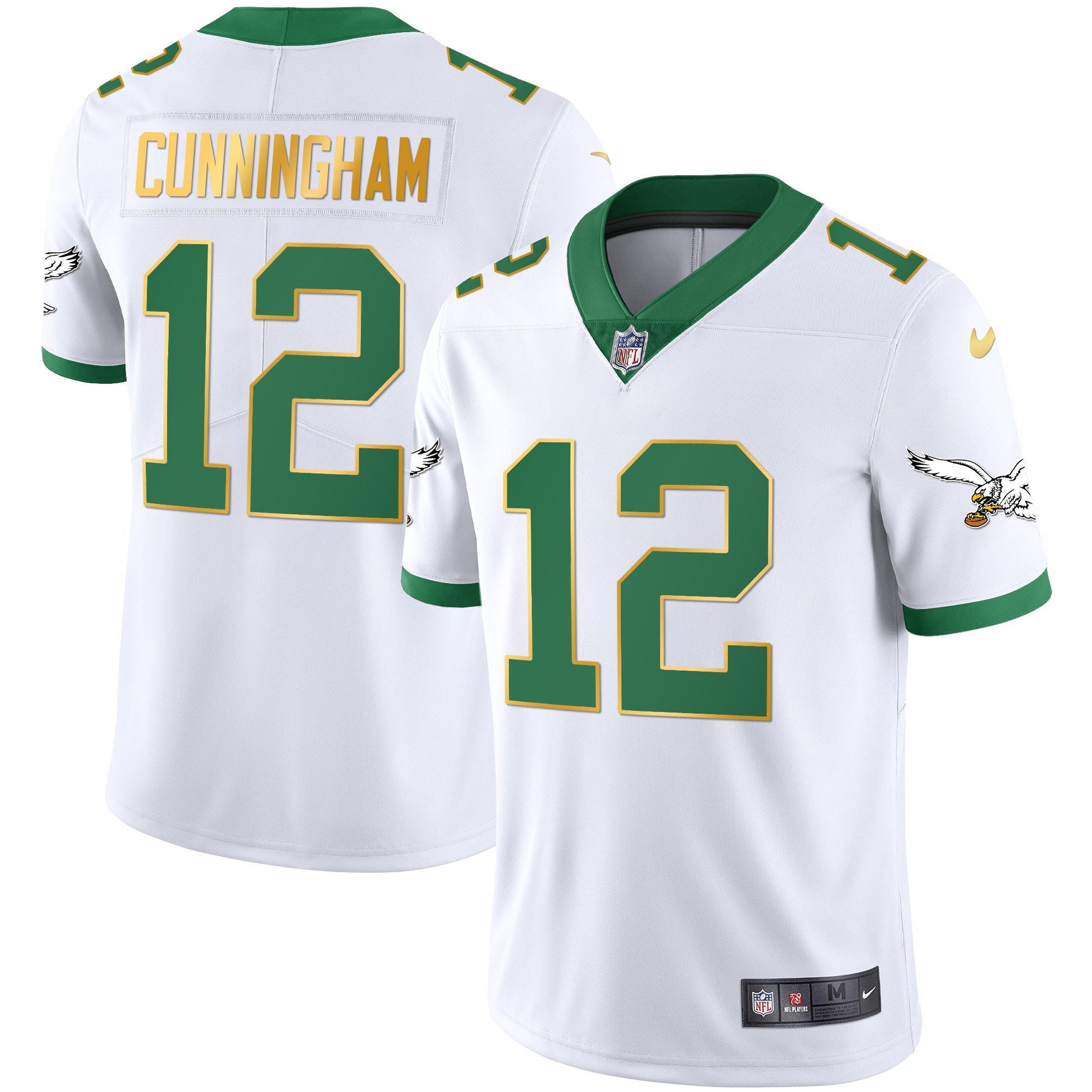 White Gold Trim - Randall Cunningham