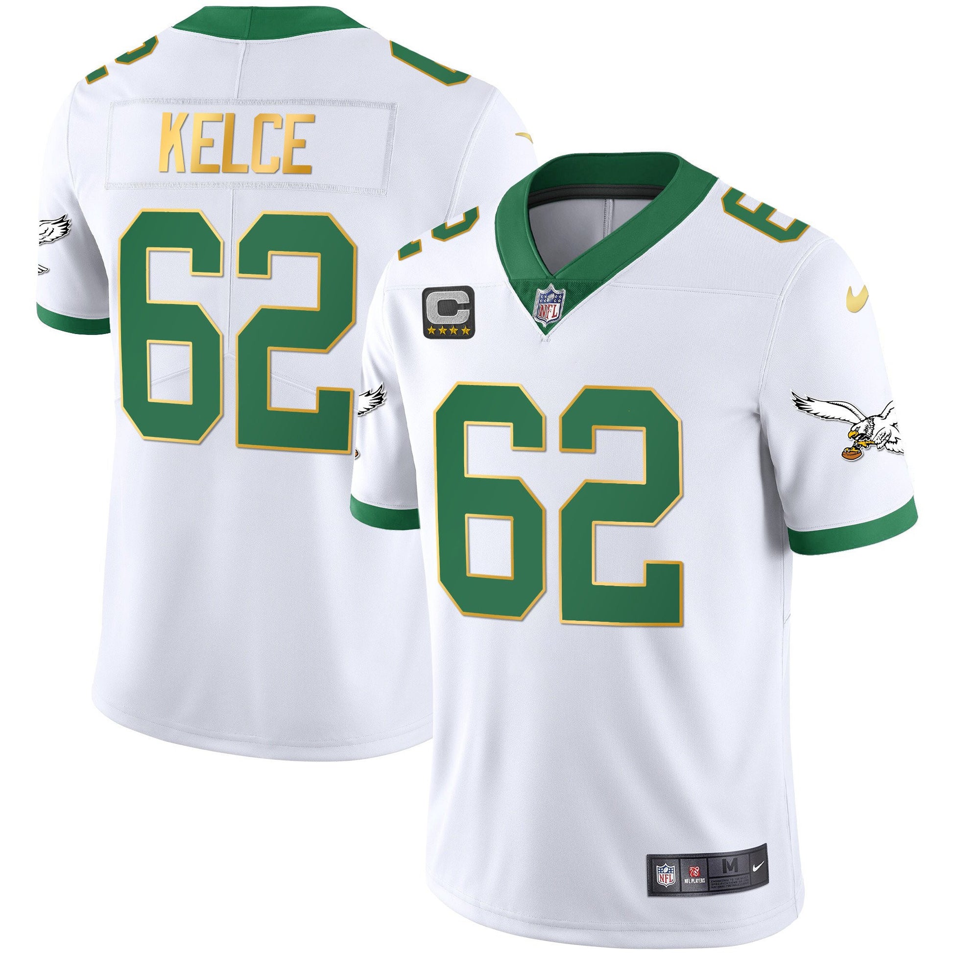 White Gold Trim - Jason Kelce