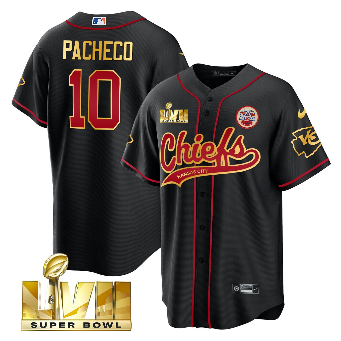 Black Gold Trim - Isiah Pacheco
