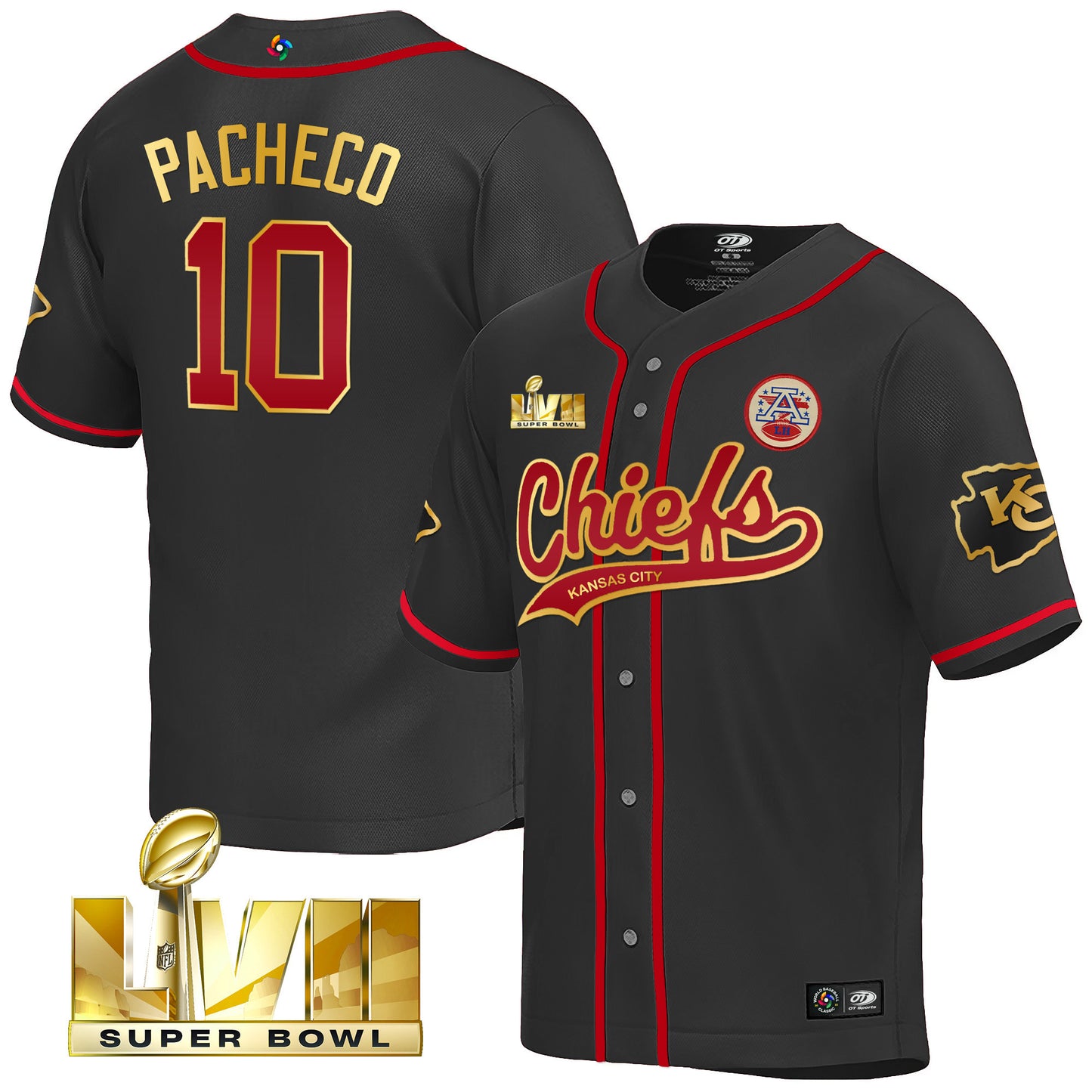 Black Gold Trim - Isiah Pacheco