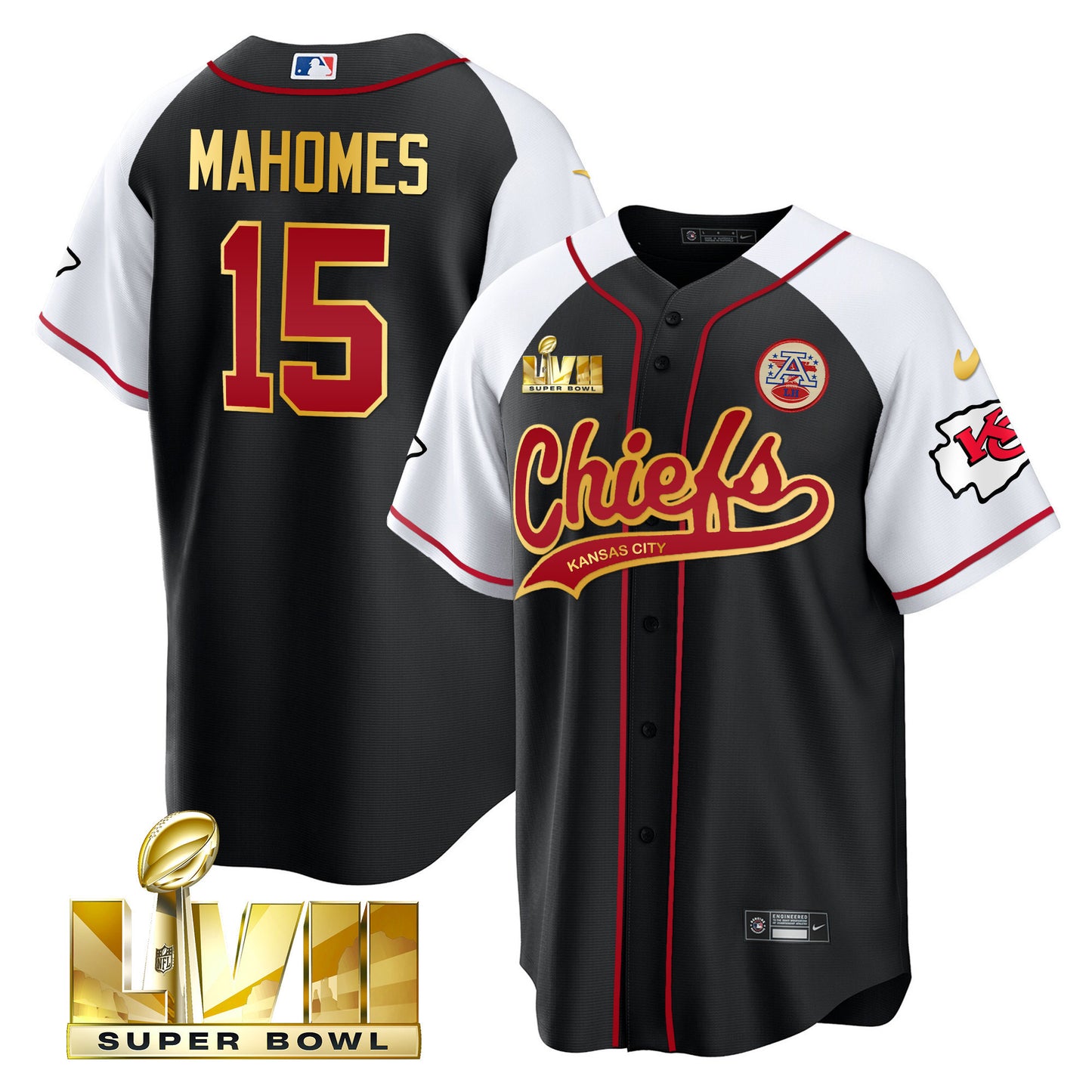 Black Gold Trim - Patrick Mahomes