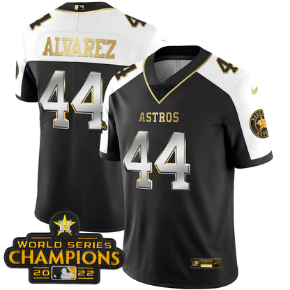 Houston 2023 Champions Patch Vapor Gold Jersey