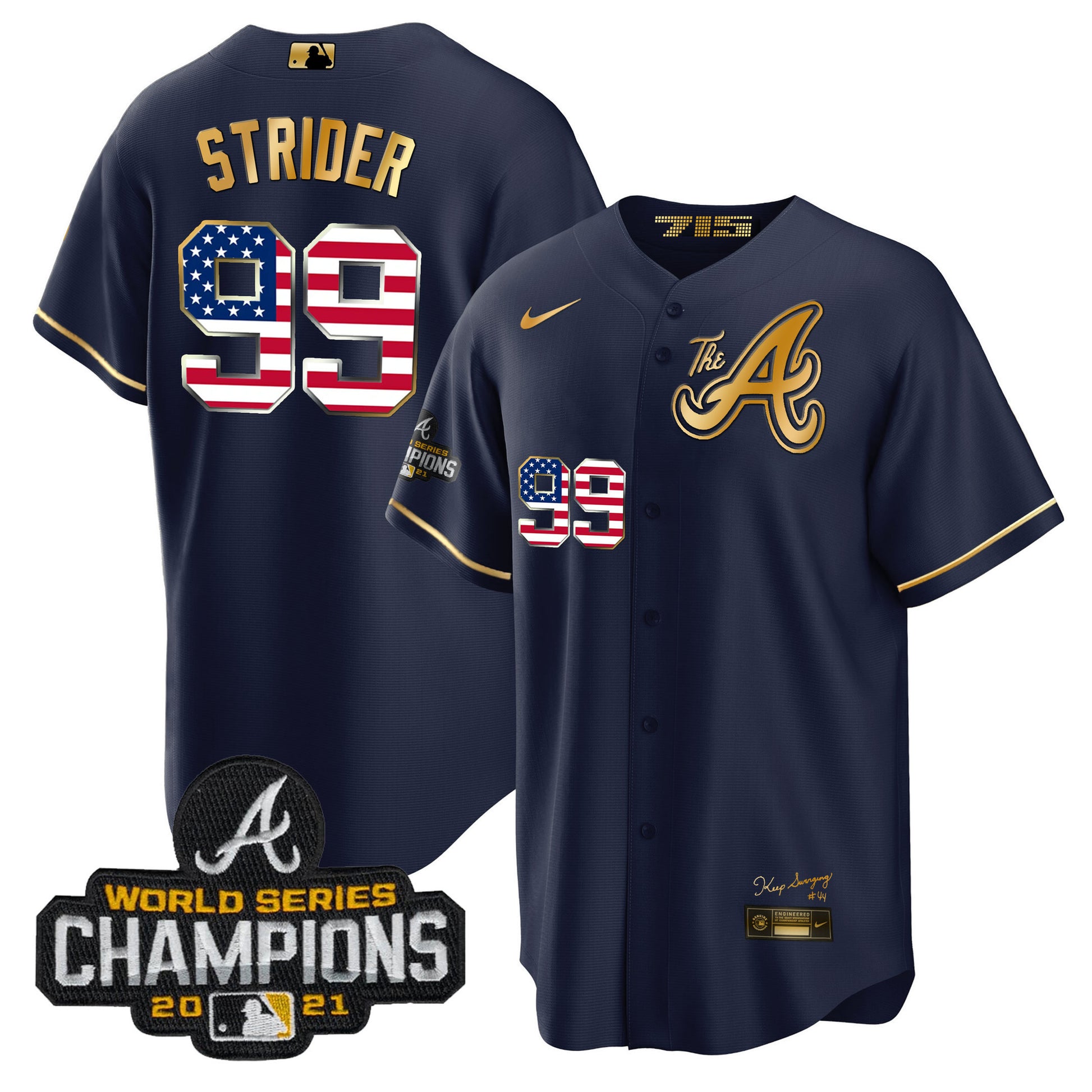 Navy Gold - Spencer Strider