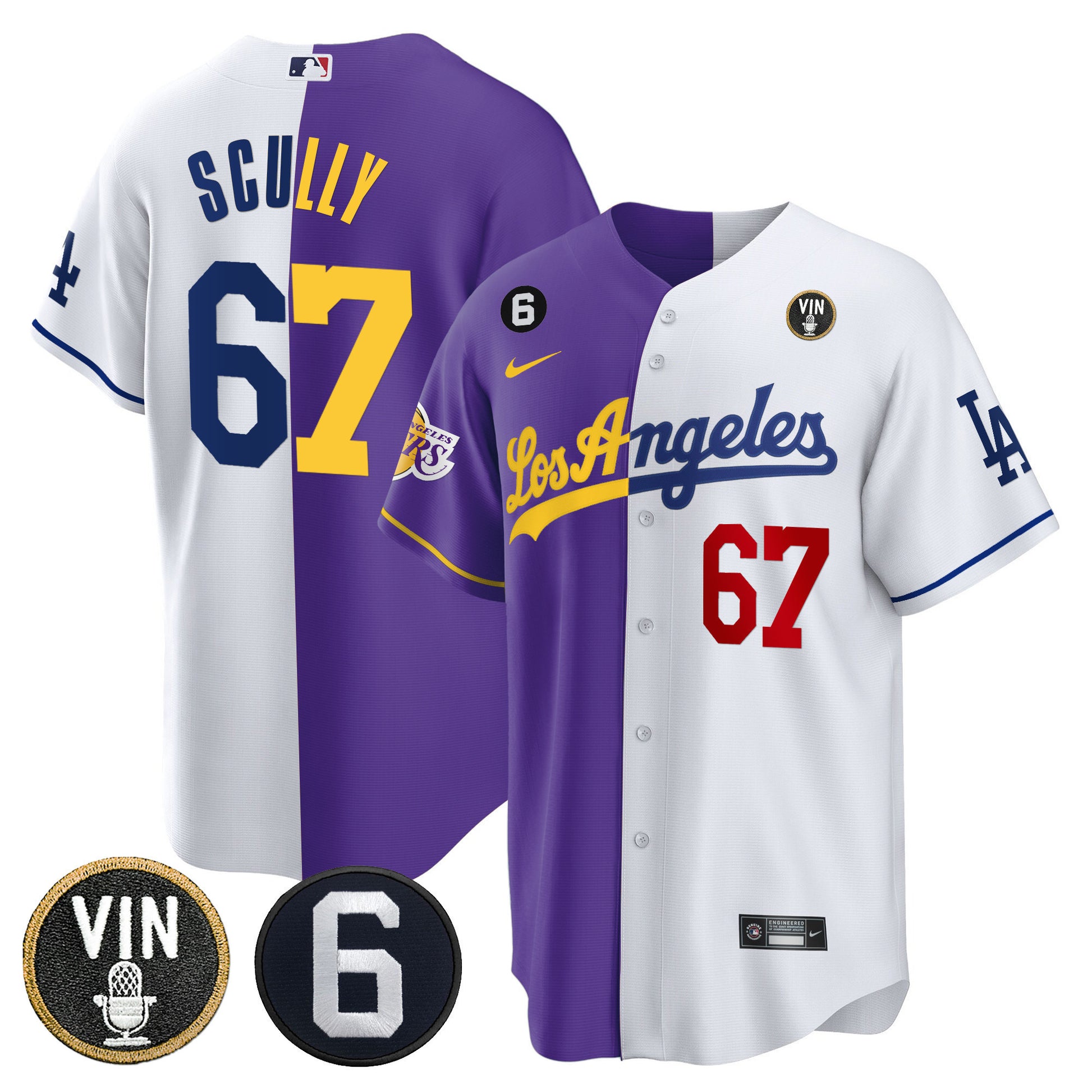 Purple White - Vin Scully