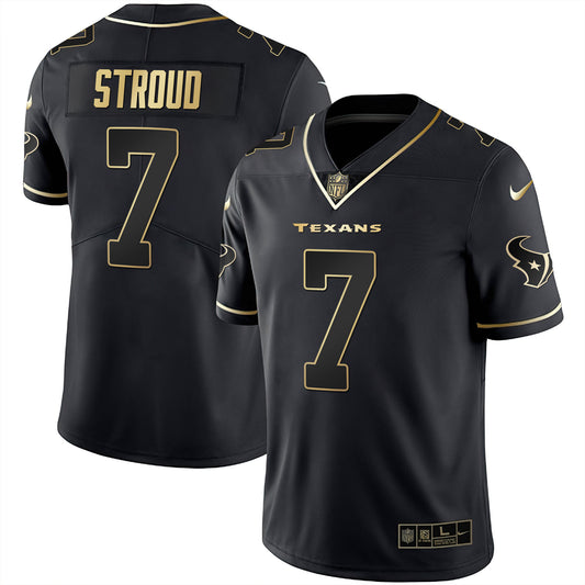 C.J. Stroud Houston Black Gold Jersey