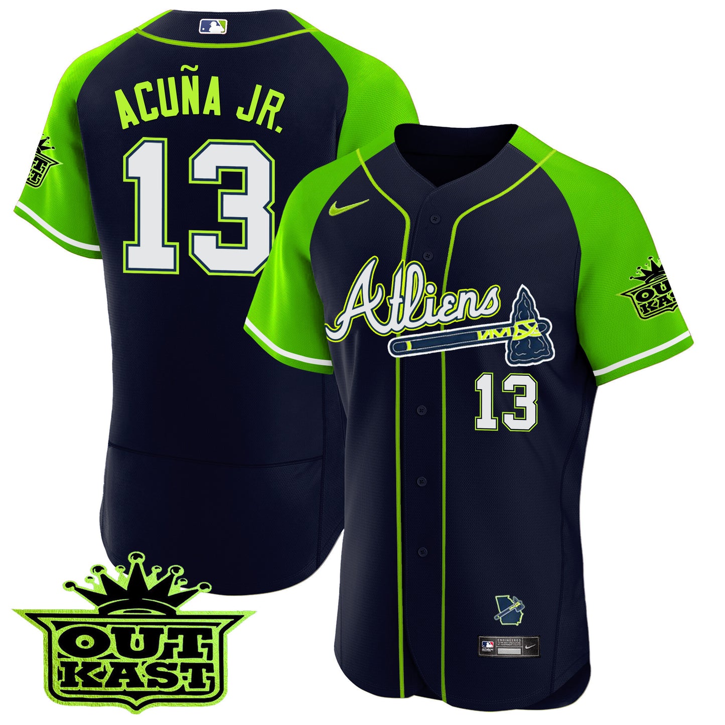 Atliens-Bright Green - Ronald Acuna Jr.