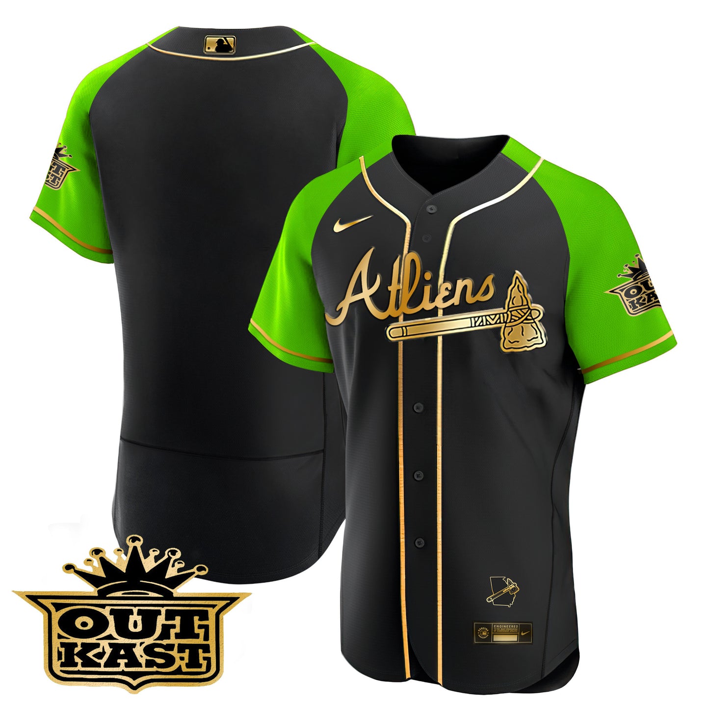 Black Bright Green - Team