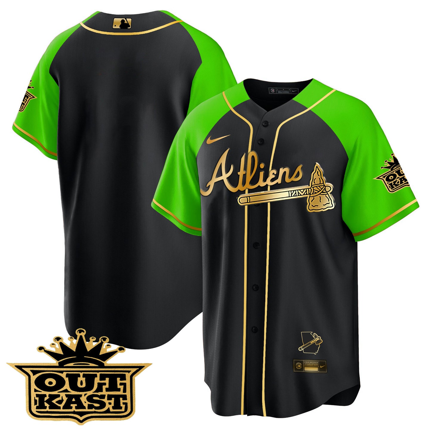 Black Bright Green - Team