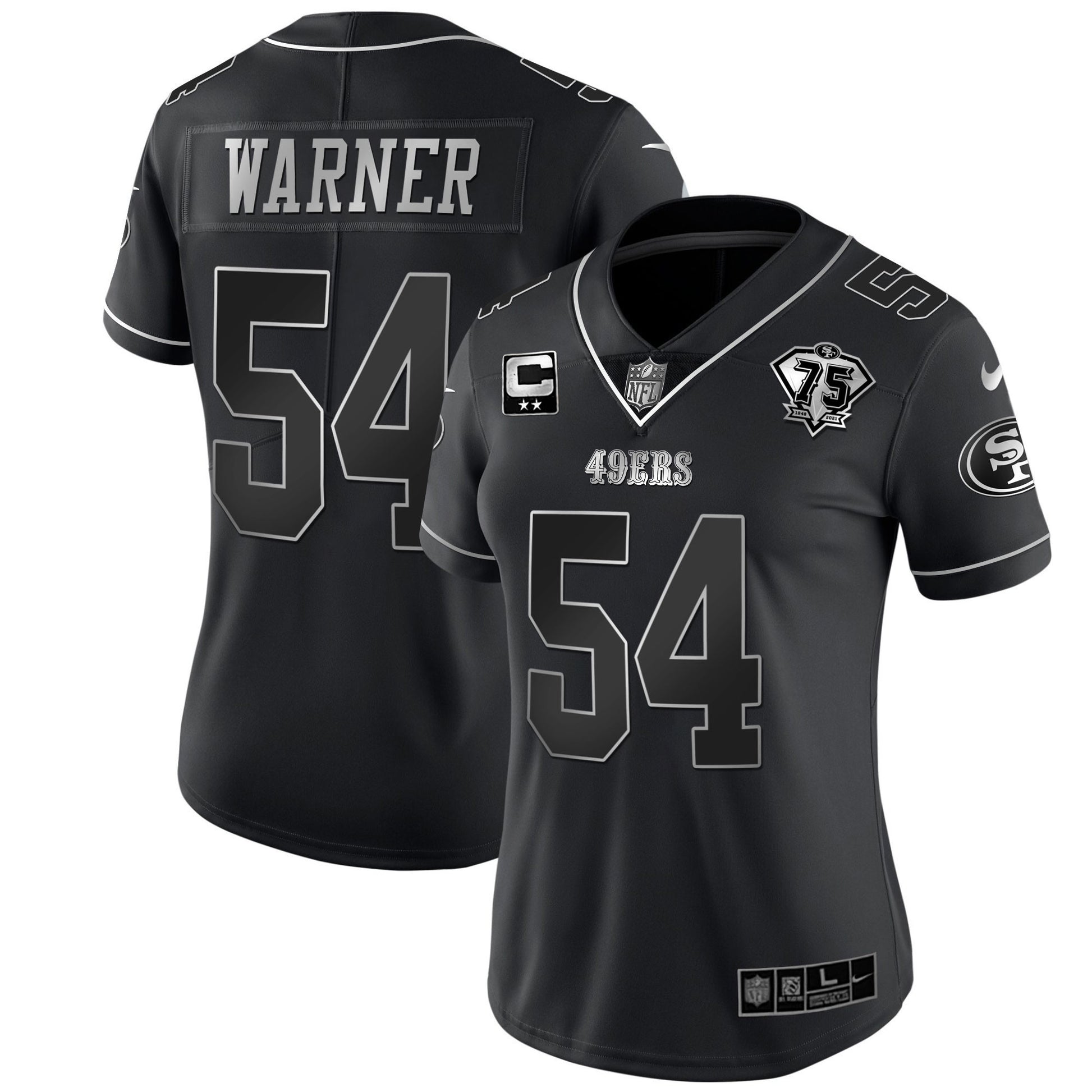 75th Anniversary Patch Black Silver Limited