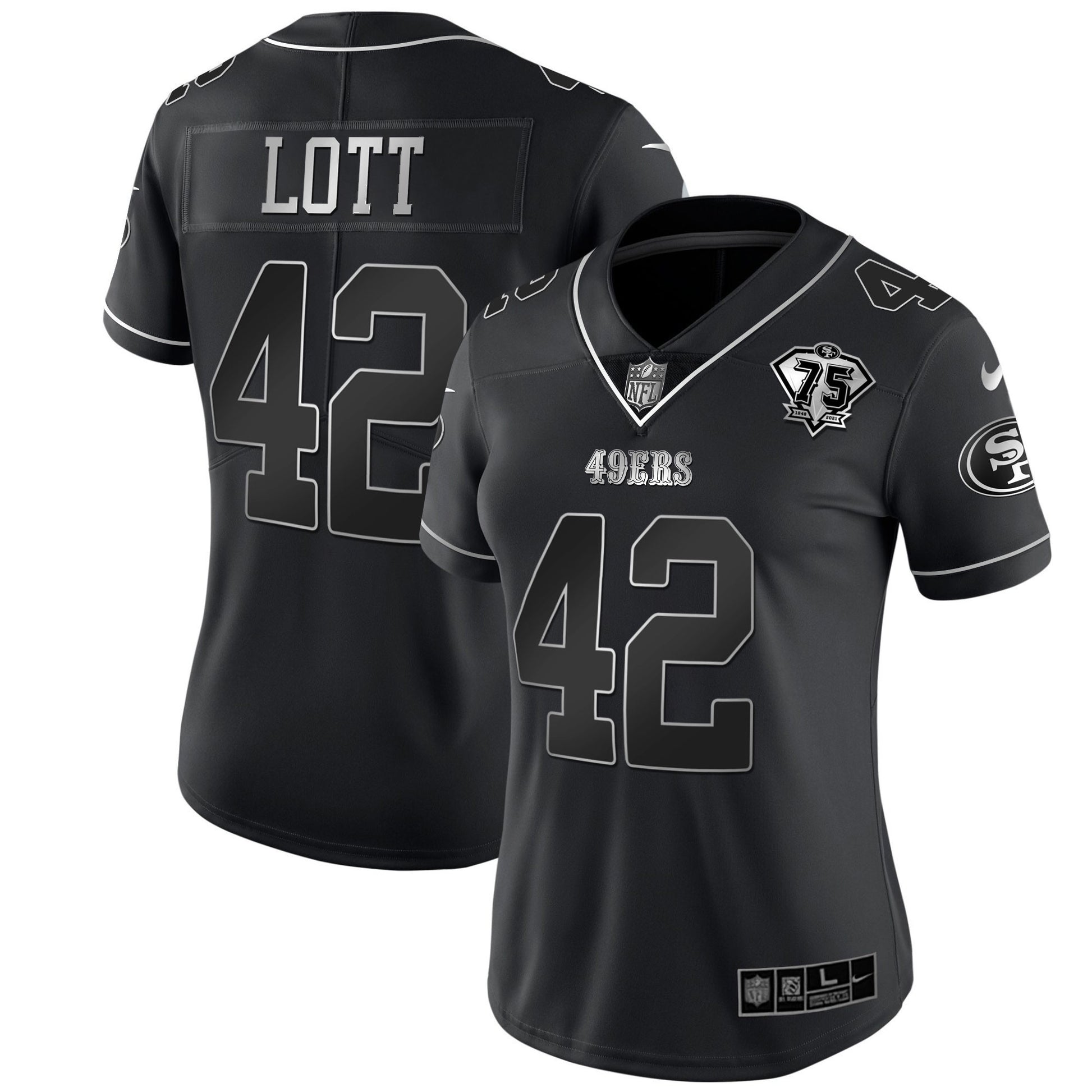 75th Anniversary Patch Black Silver Limited