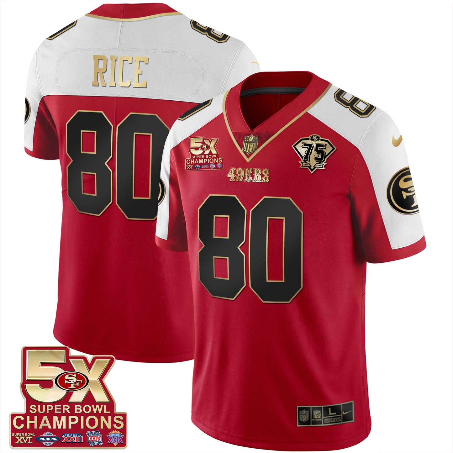 Red Alternate - Jerry Rice
