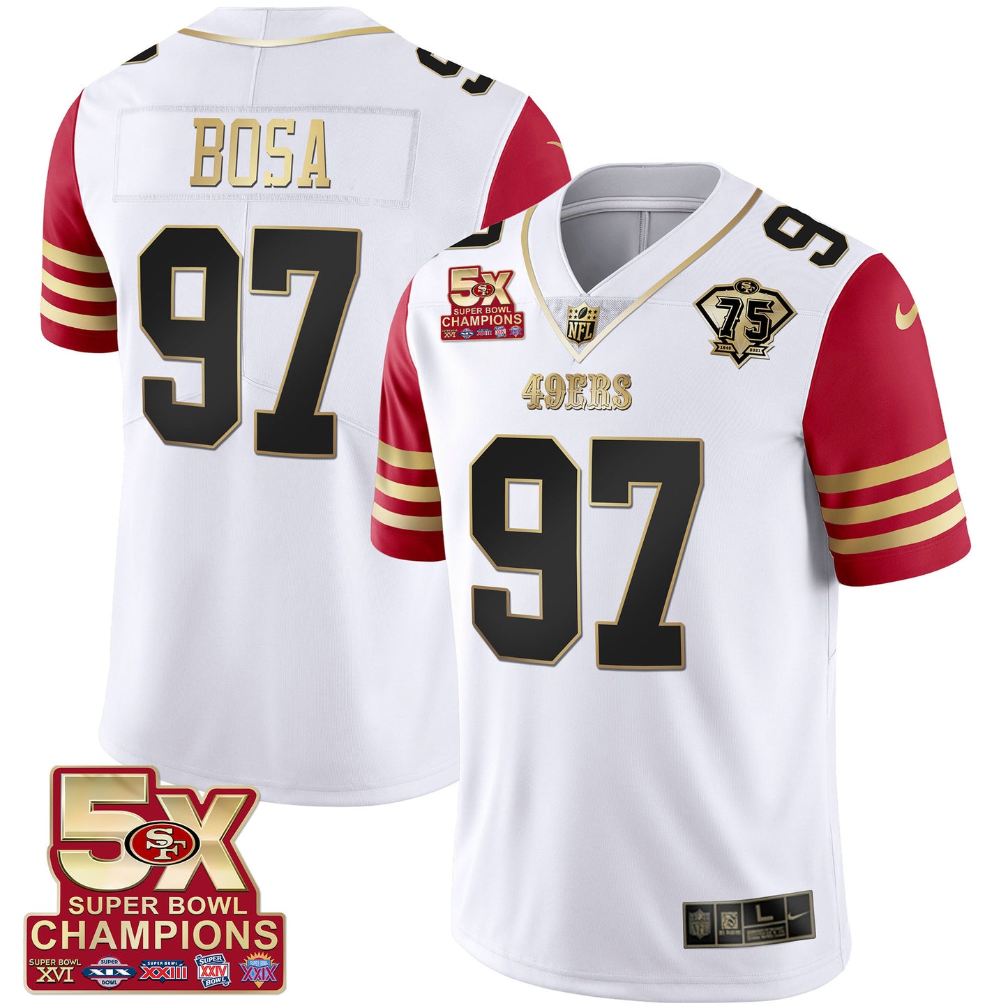 Red Sleeve - Nick Bosa